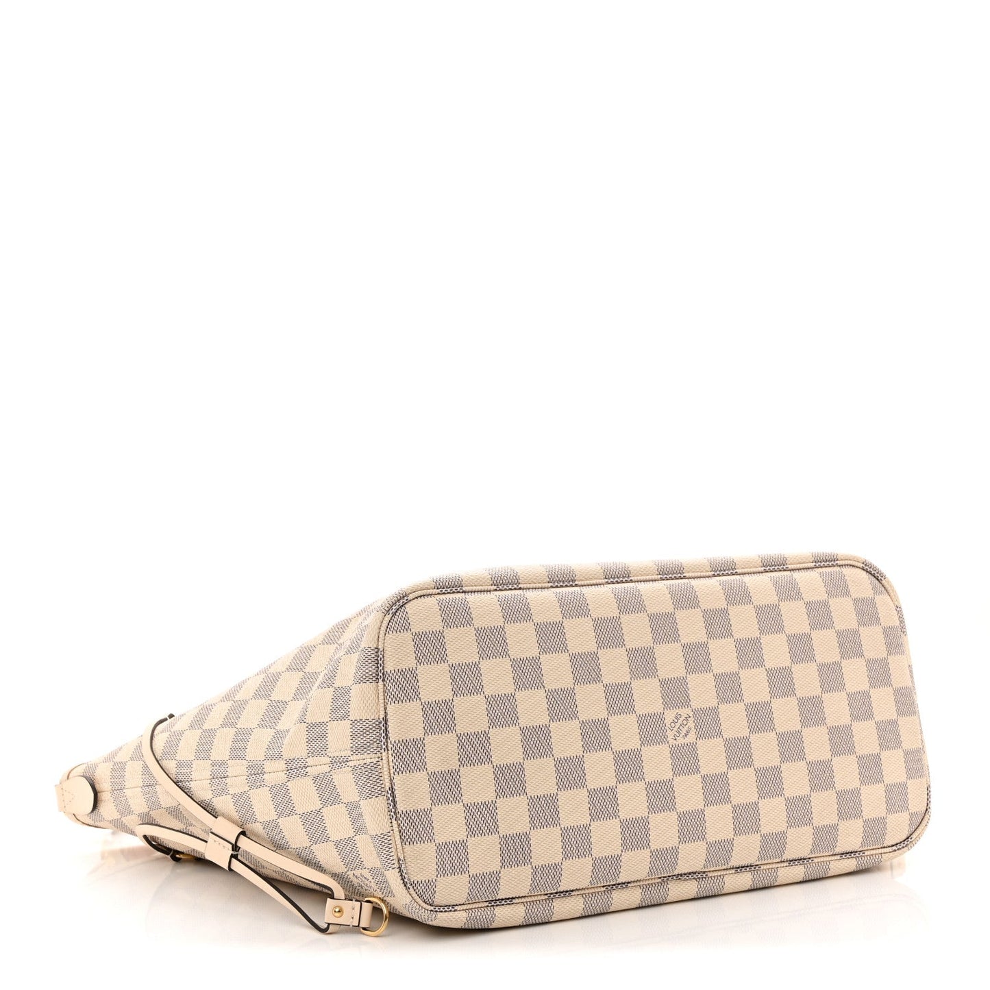 Damier Azur Braided Neverfull MM Pink