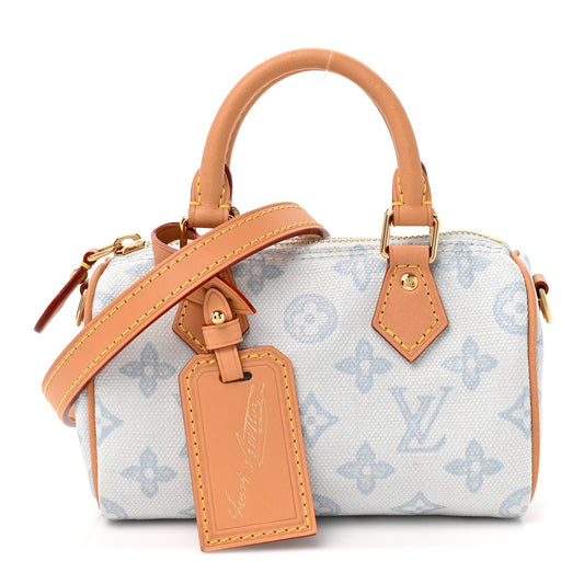 Monogram Origine Nano Speedy Bleu Courrier