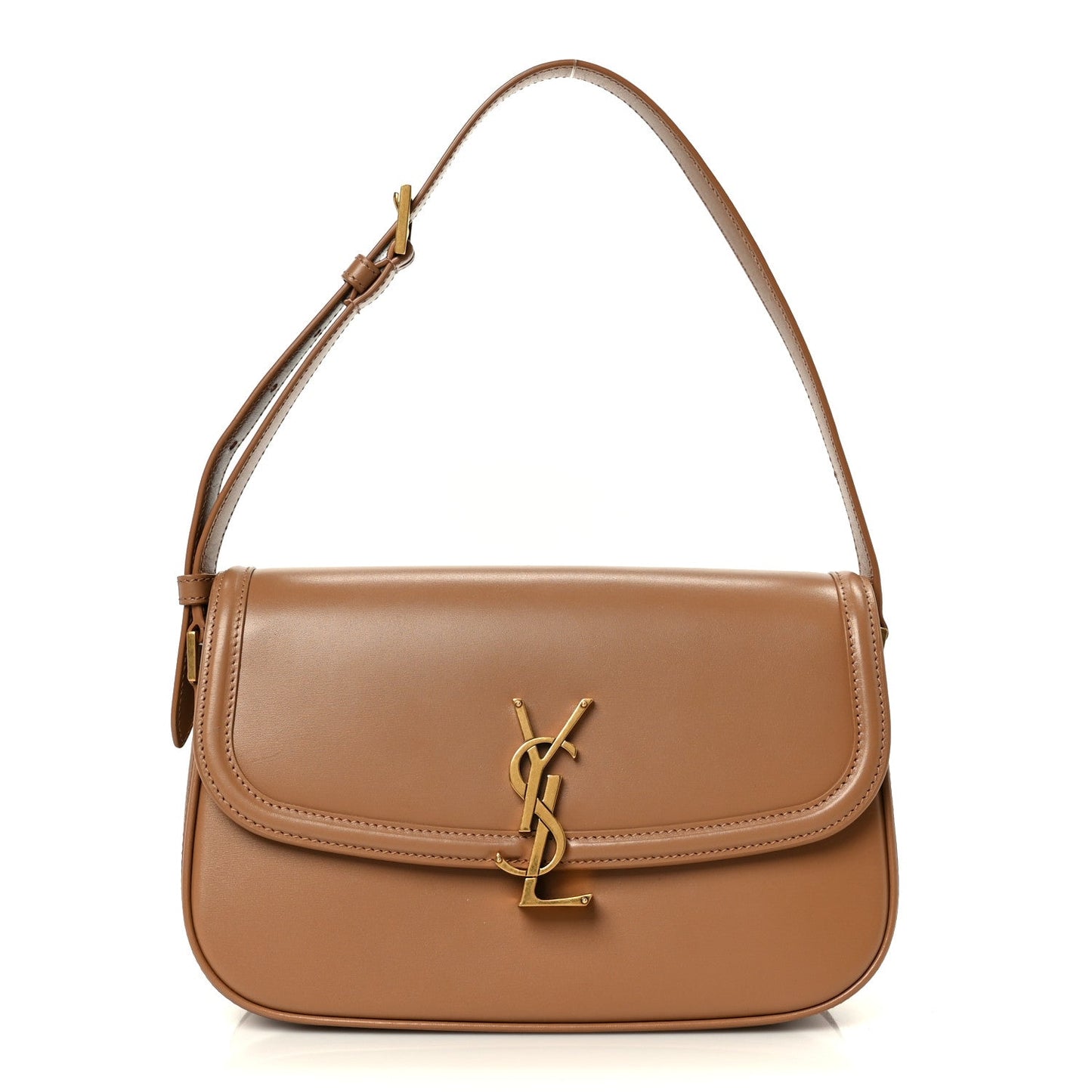 Soft Ultracalfskin Monogram Small Solferino Shoulder Bag New Hazelnut