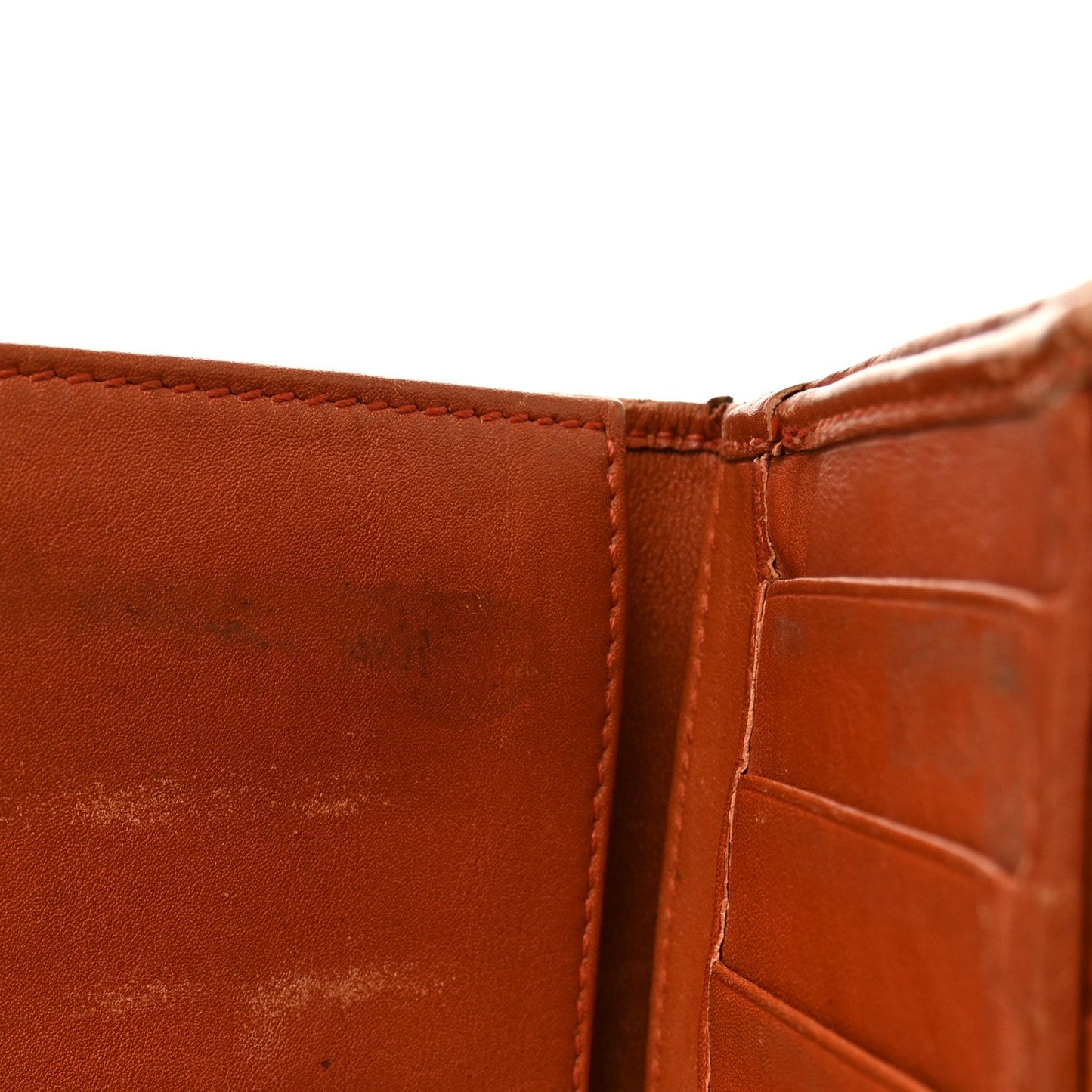 Guccissima Signature Dice Continental Wallet Orange