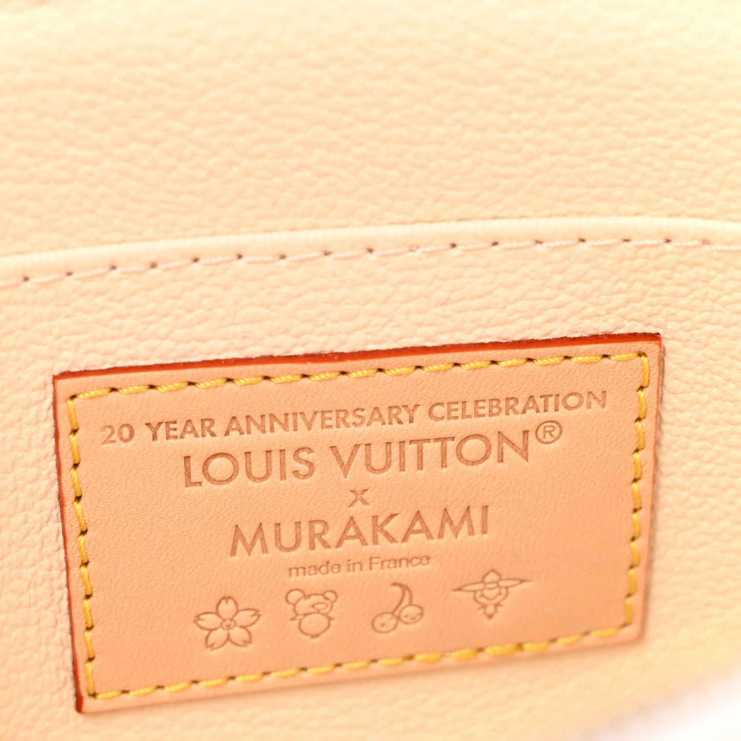 LV x TM Monogram Multicolor Cosmetic Pouch PM White