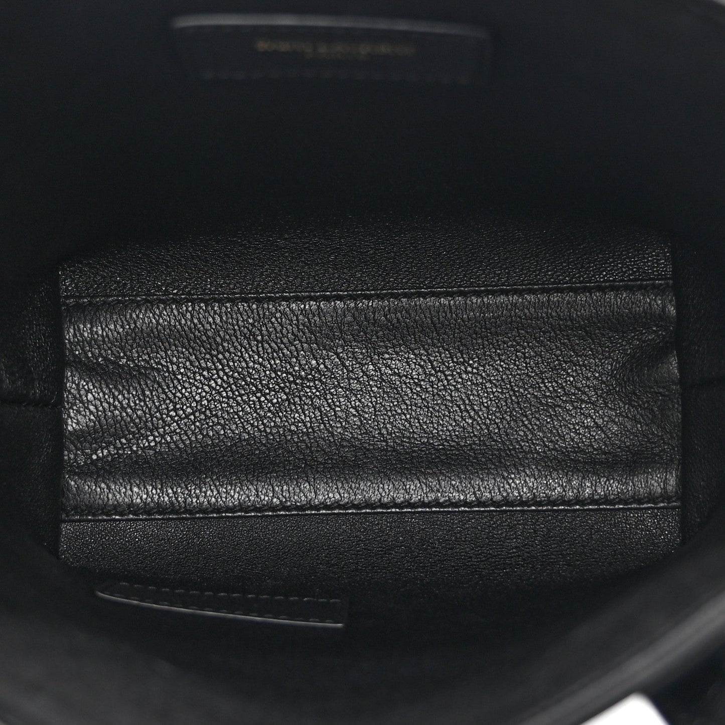 Calfskin Crocodile Embossed Paris Mini Toy Shopper Tote Black