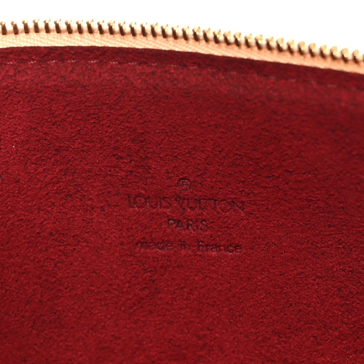 Monogram Multicolor Pochette Accessories White