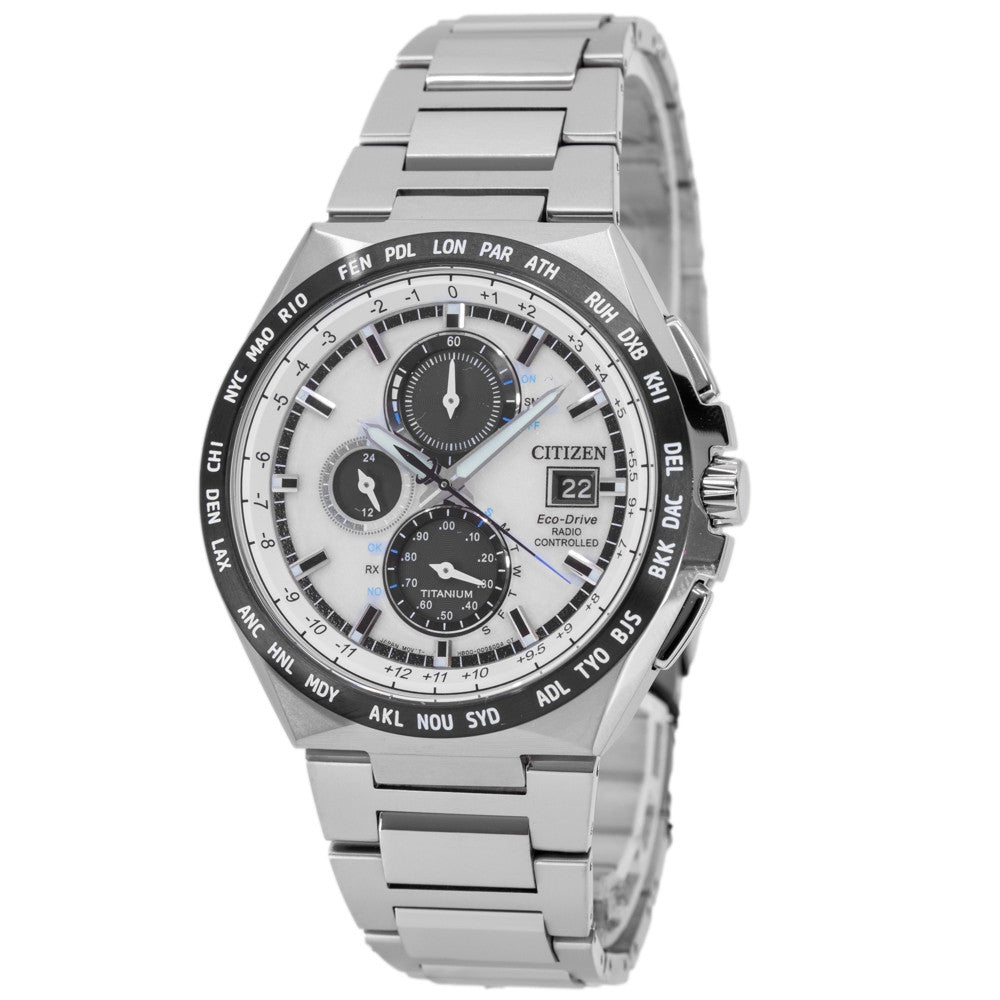Citizen AT8238-84A Super Titanium Radio Eco-Drive Chrono