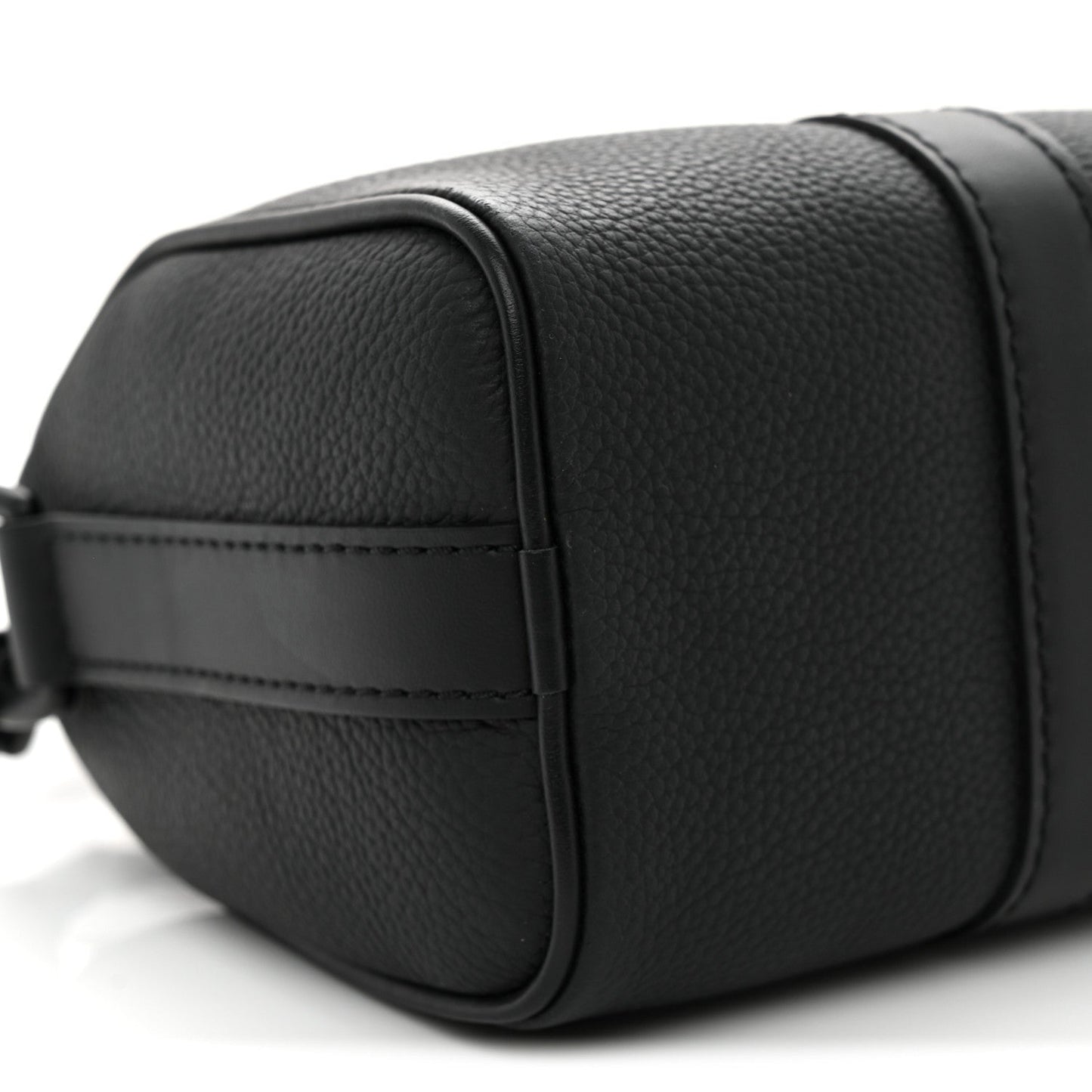 Grained Calfskin Aerogram Keepall XS Black