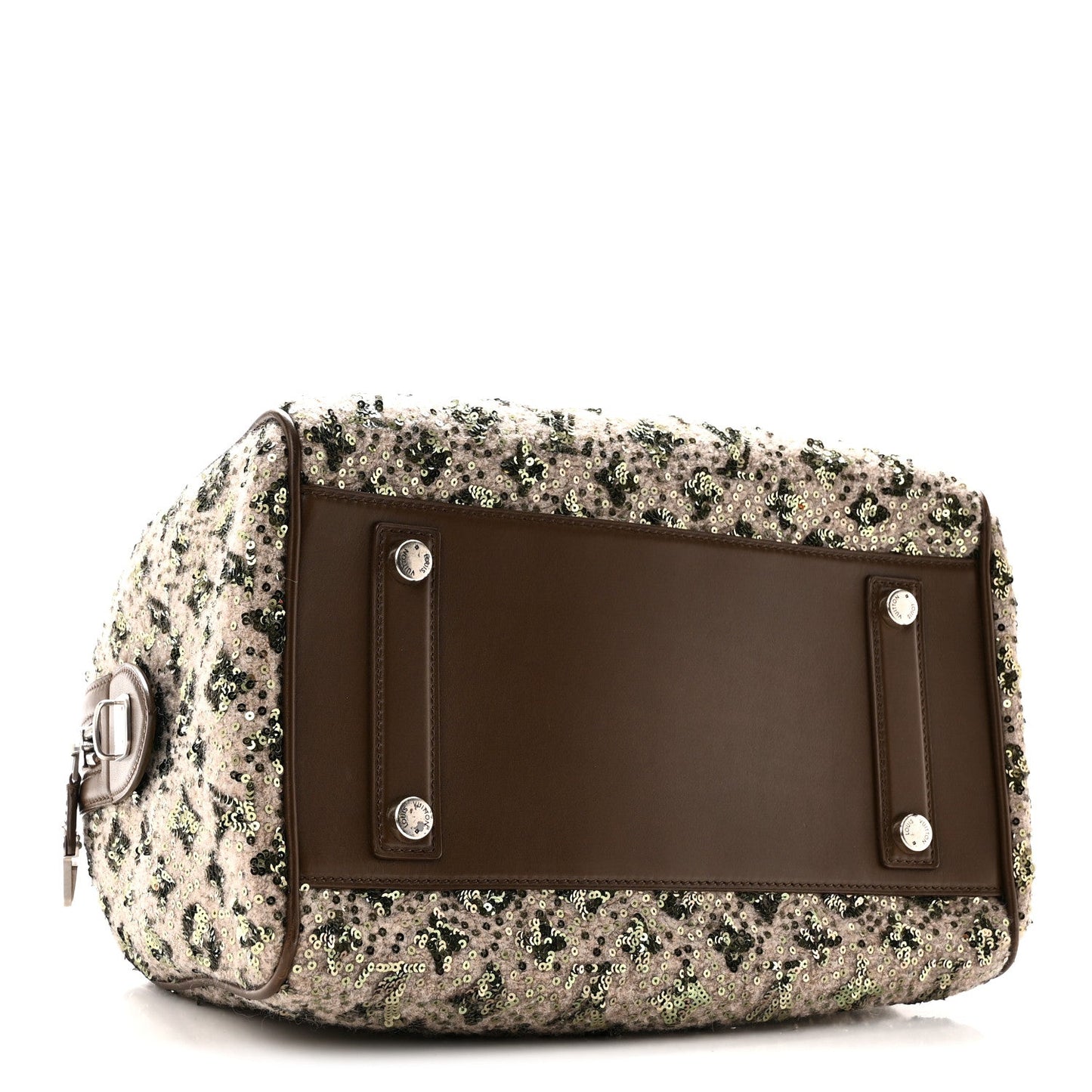 Sequin Monogram Sunshine Express Speedy Kaki