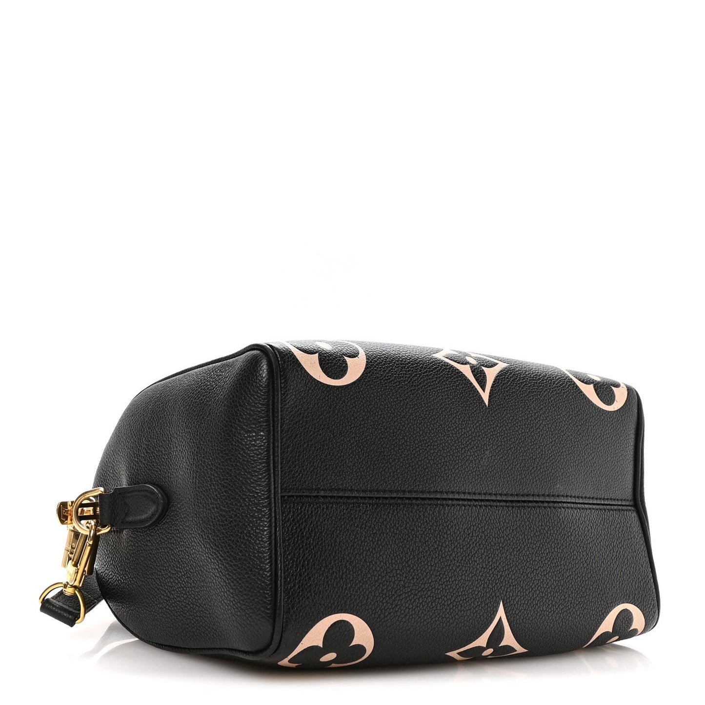 Empreinte Monogram Giant Speedy Bandouliere 25 Black Beige