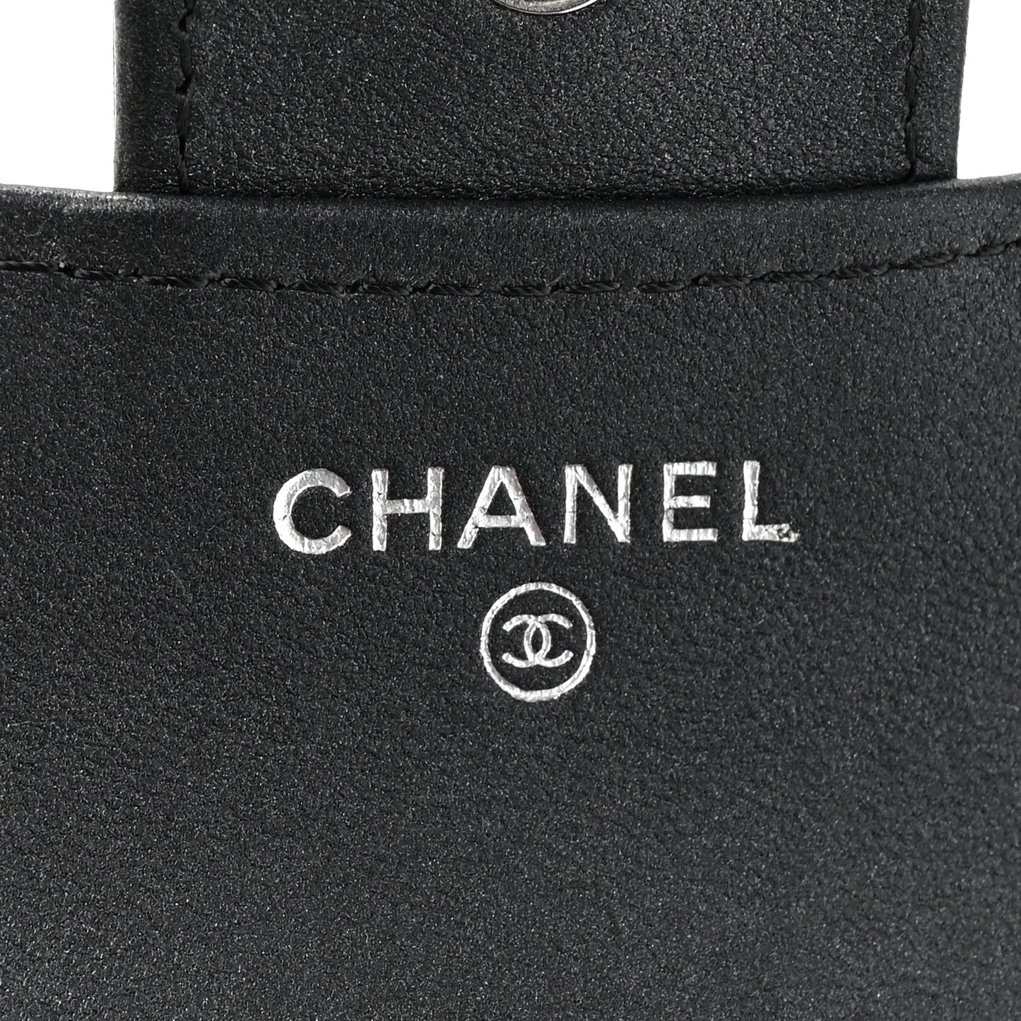 Lambskin Quilted Compact Flap Wallet So Black