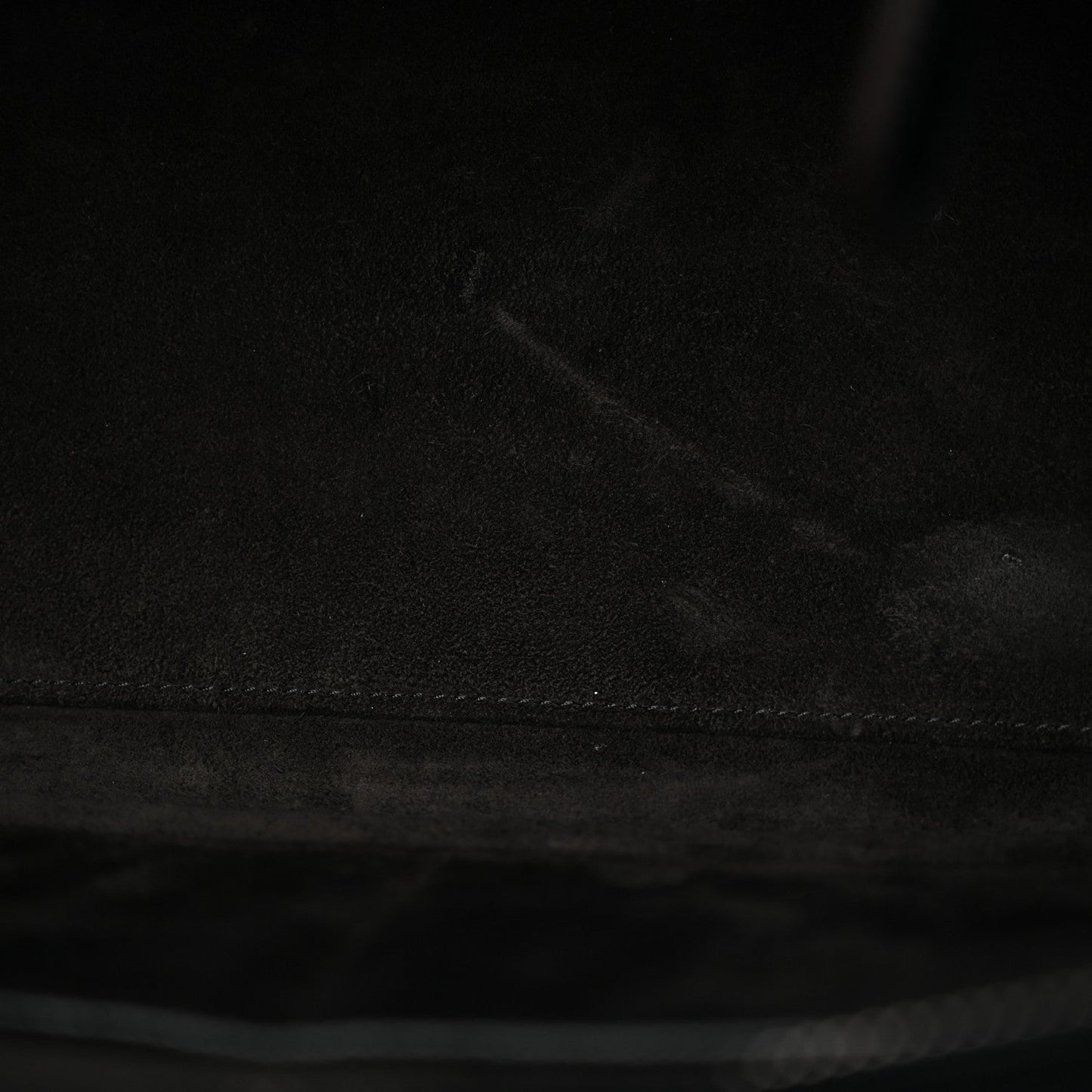 Drummed Calfskin Micro Luggage Black
