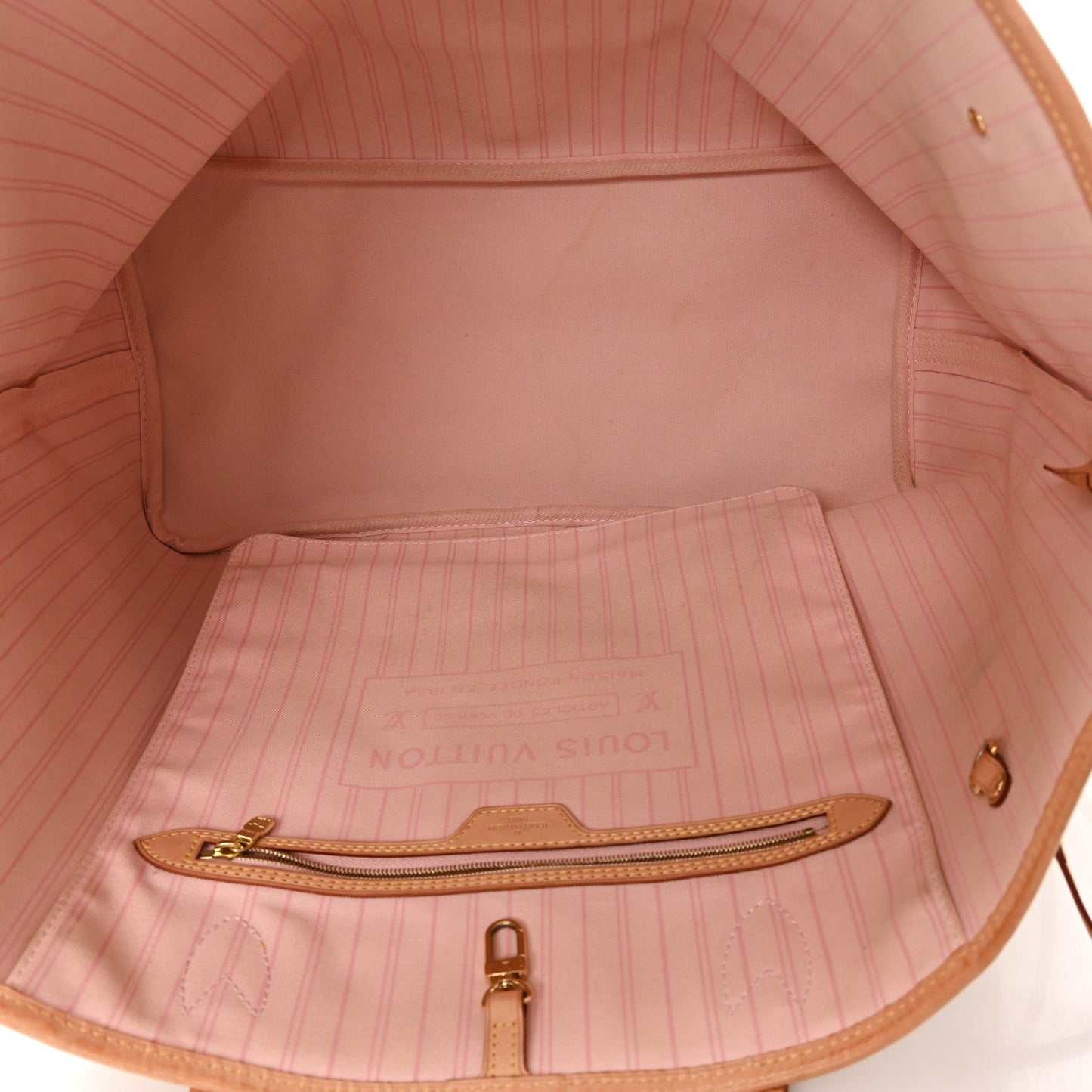Damier Azur Neo Neverfull GM Rose Ballerine