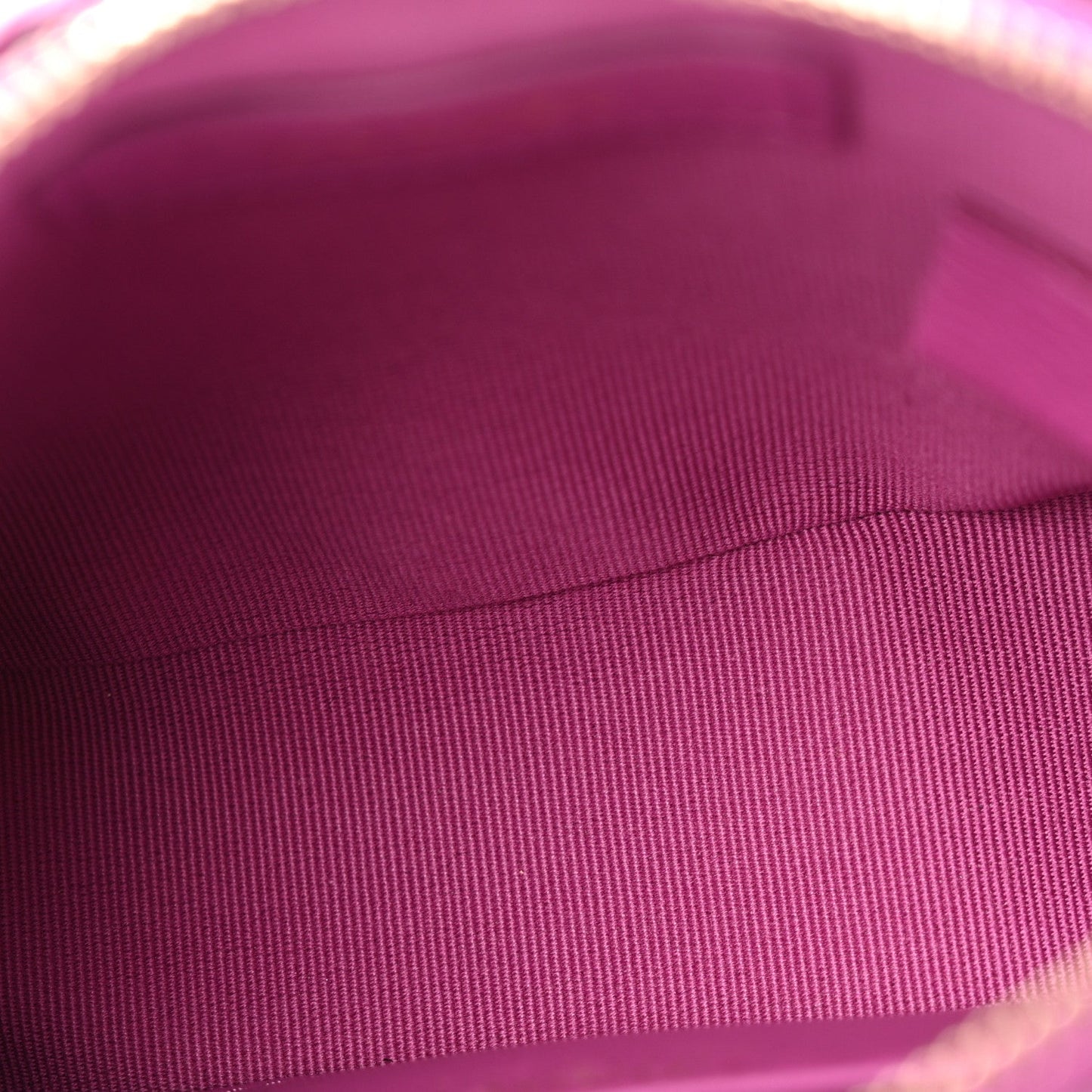 Tweed Quilted Mini Clutch With Chain Purple