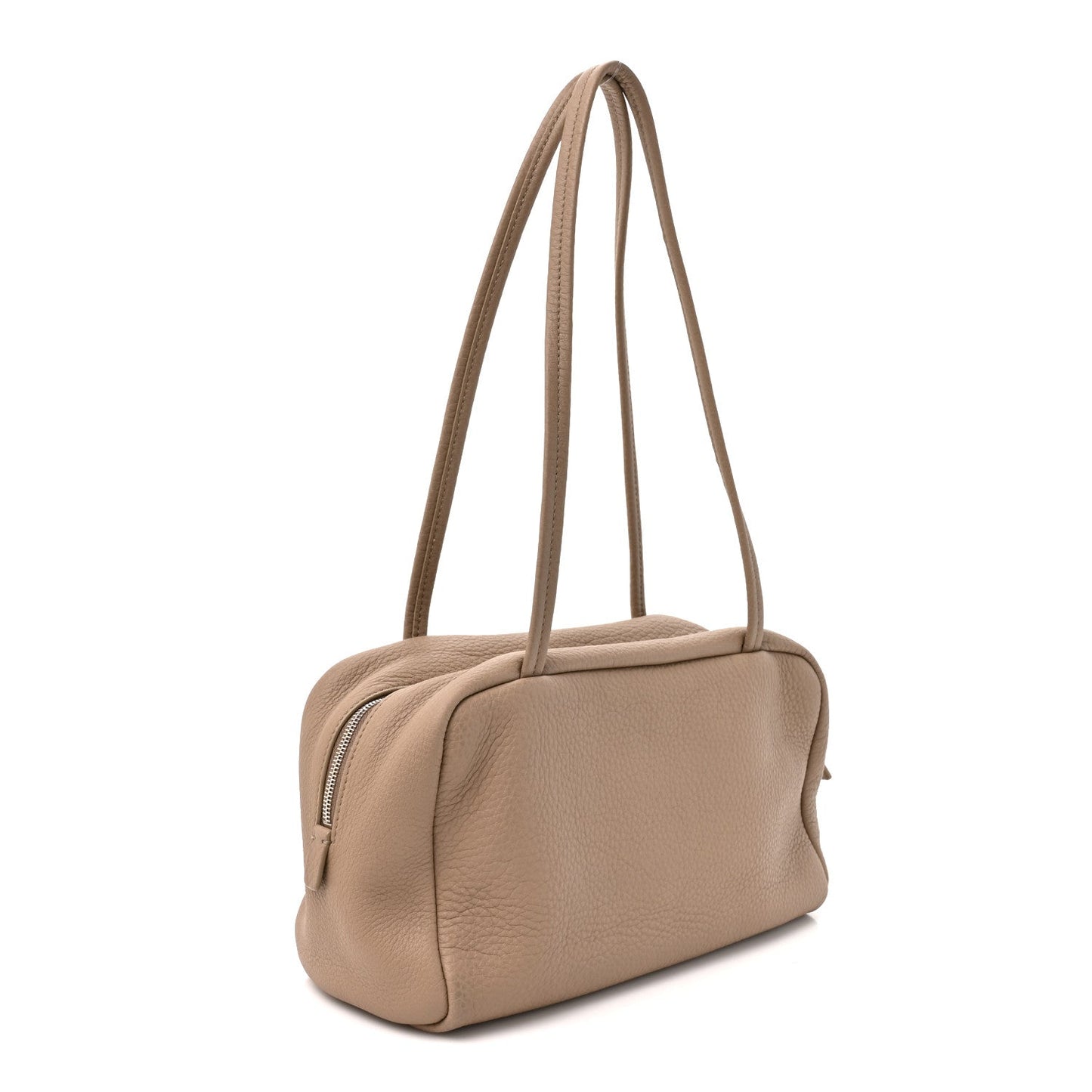 Grained Calfskin Astra Bag Dark Taupe