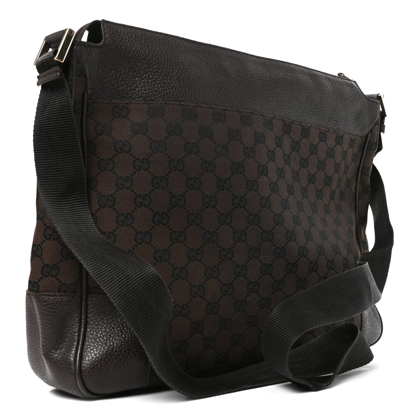 Monogram Large Messenger Bag Brown