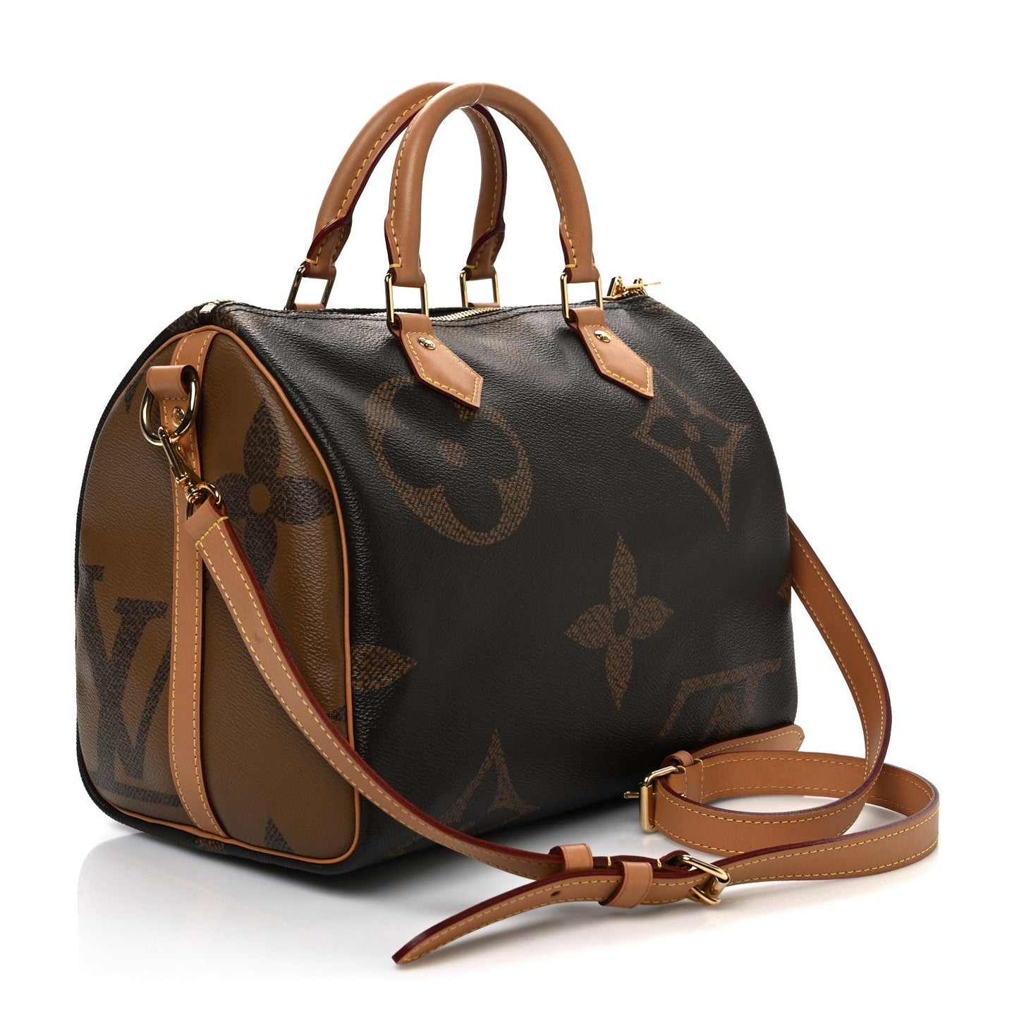 Reverse Monogram Giant Speedy Bandouliere 30