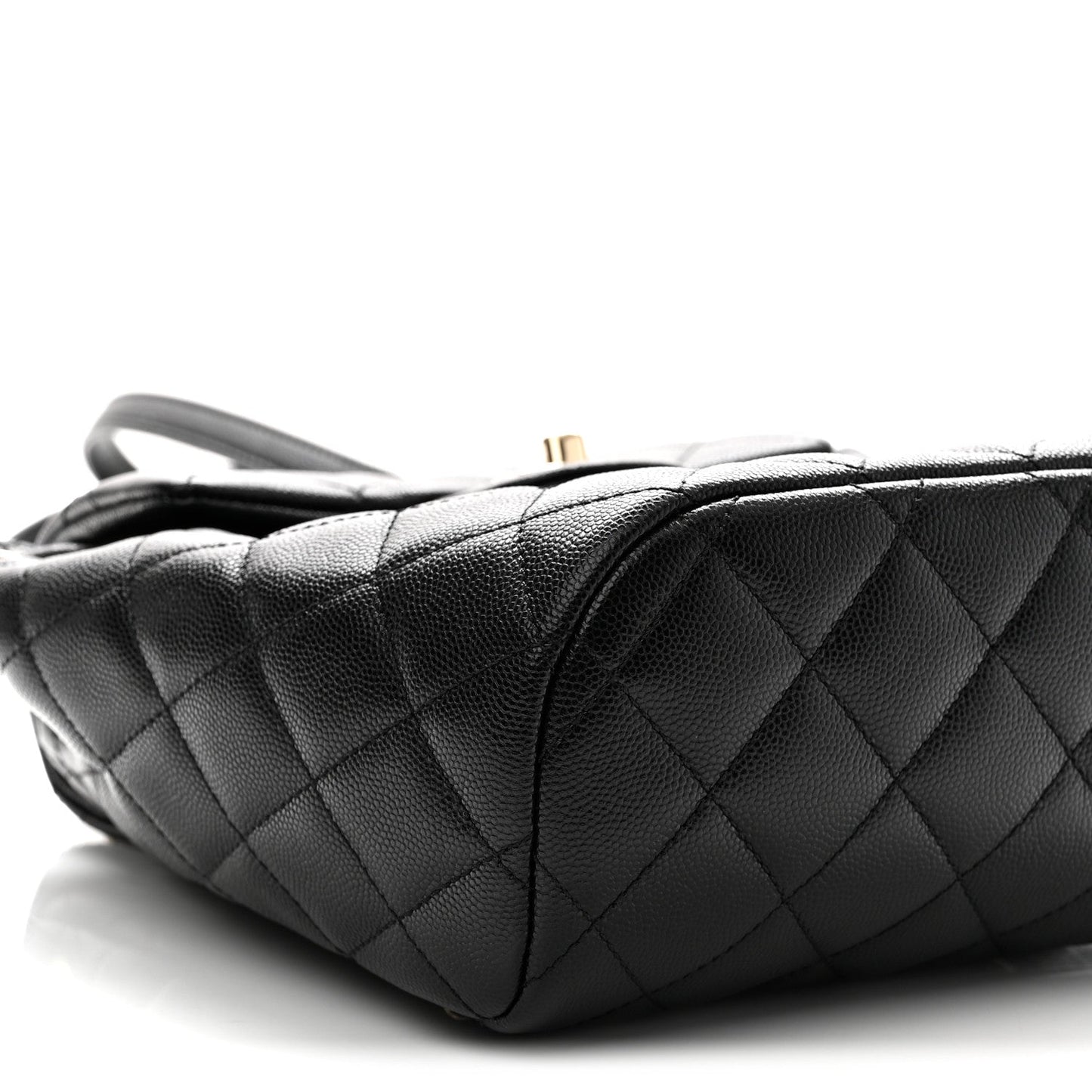 Caviar Quilted Mini Urban Spirit Backpack Black