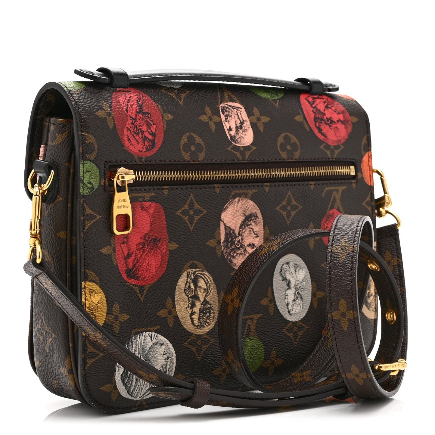 x FORNASETTI Monogram Cameo Pochette Metis