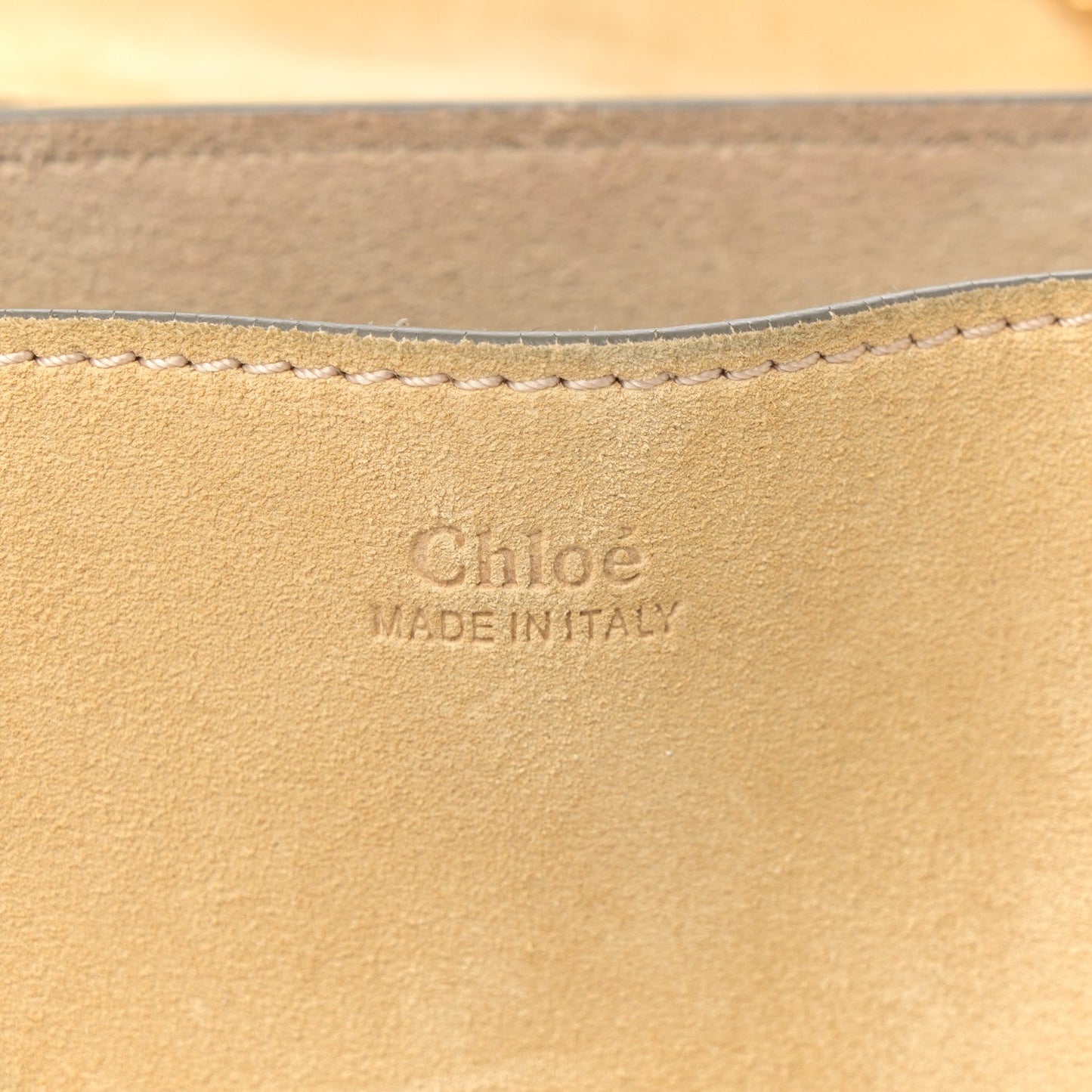 Suede Smooth Calfskin Drew Shoulder Bag Milky Coffee