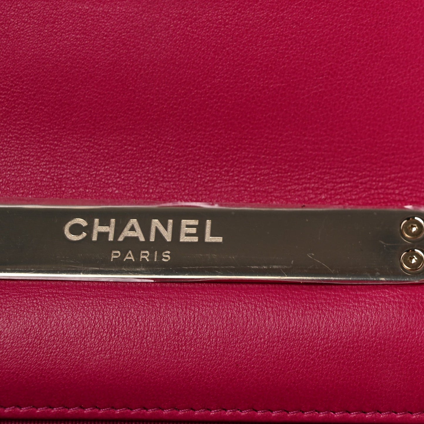 Lambskin Quilted Top Handle Wallet On Chain WOC Pink