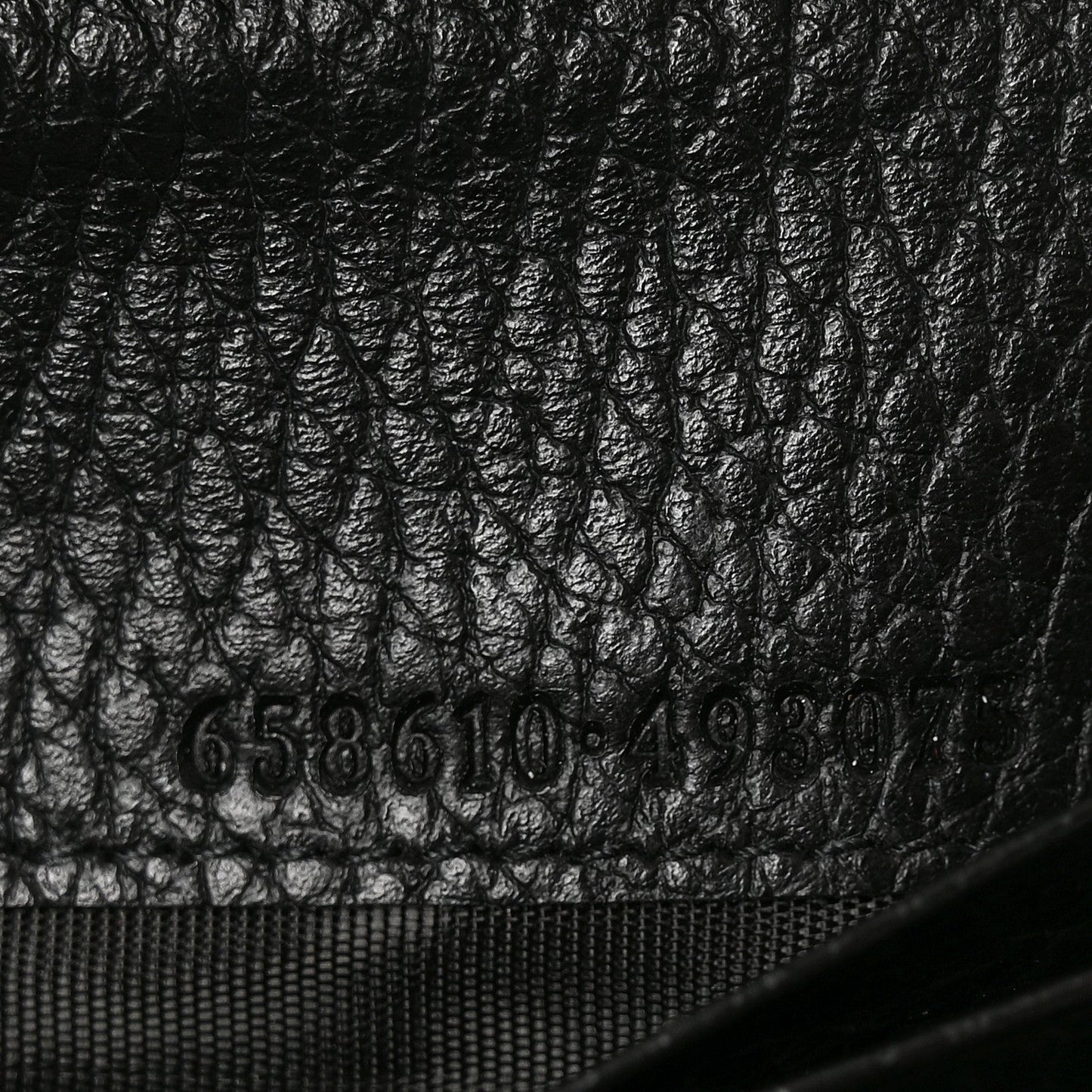 Dollar Calfskin GG Supreme Monogram GG Marmont Card Case Black Beige Ebony