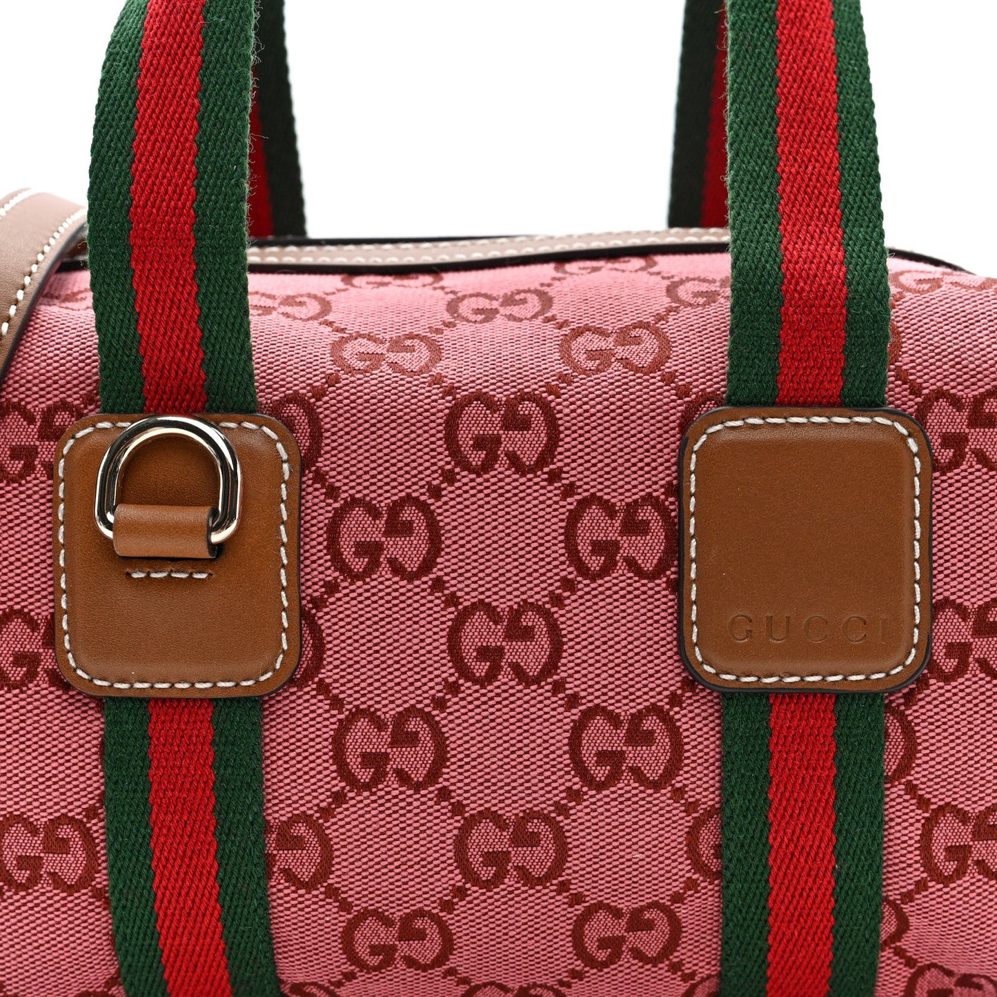 GG Supreme Web Mini GG Top Handle Bag Pink Beige