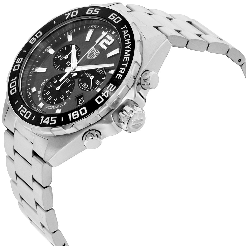 Tag Heuer Formula 1 Anthracite Dial Silver Steel Strap Watch for Men - CAZ1011.BA0842
