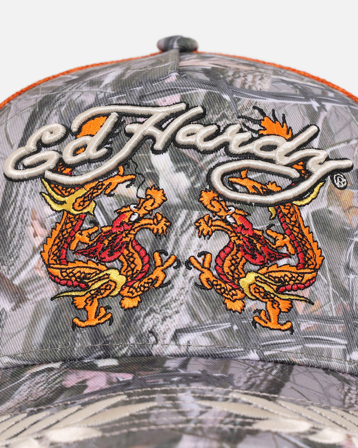 Ed Hardy Trucker Snapback Real Tree Camo