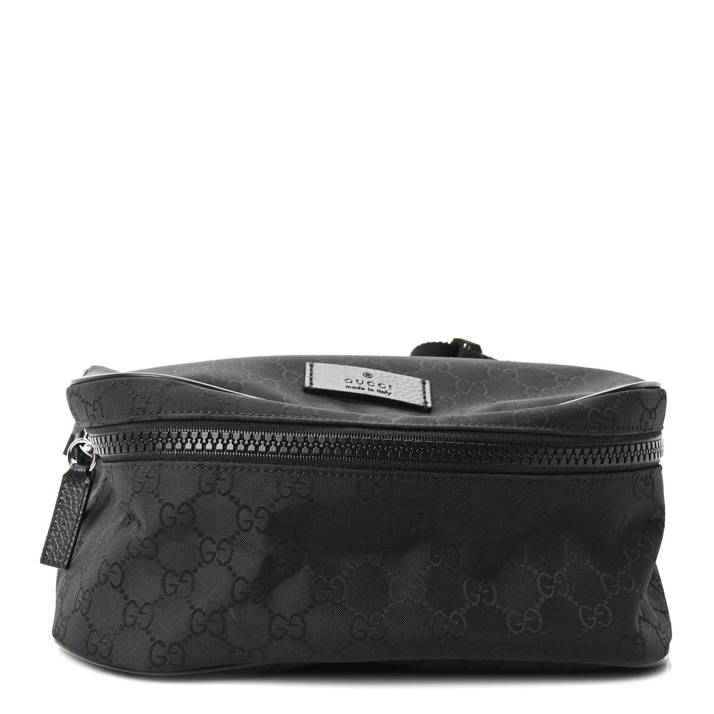 Nylon Monogram Fanny Pack Belt Bag Black