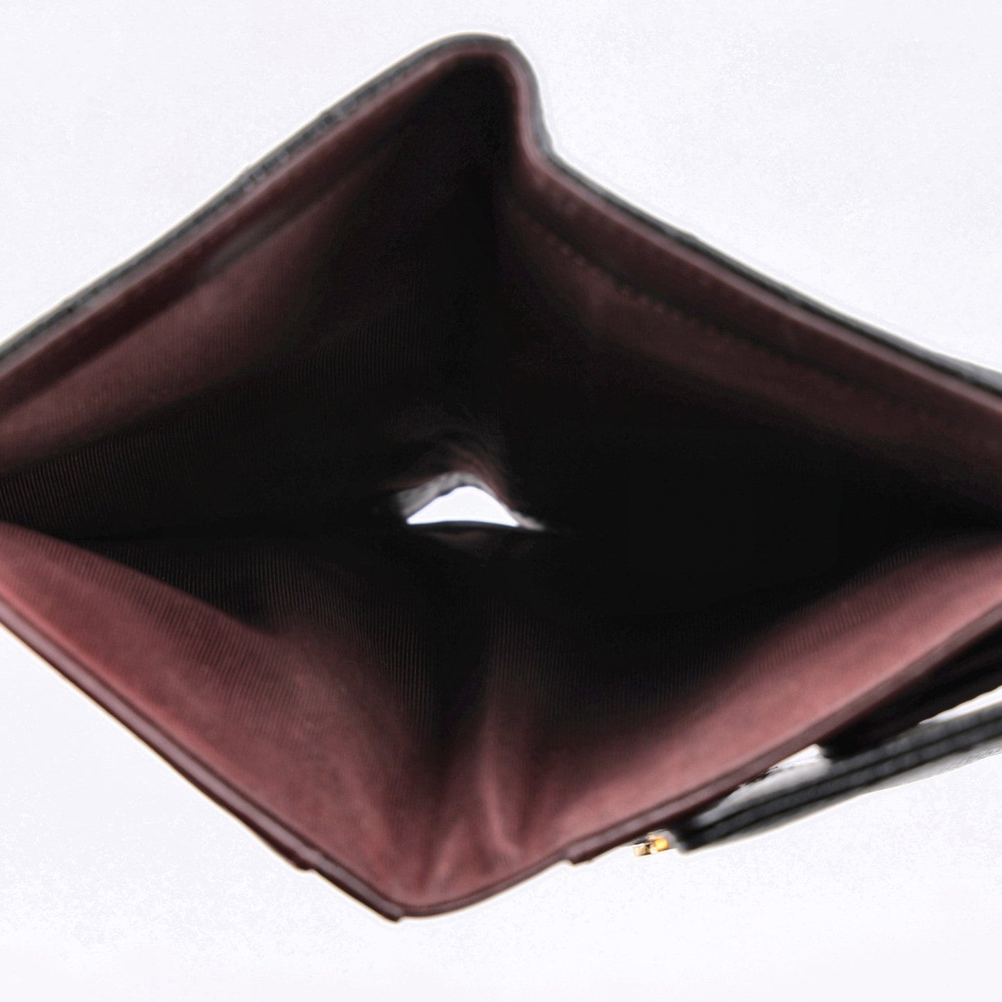 Caviar Quilted Large Flap Wallet Black