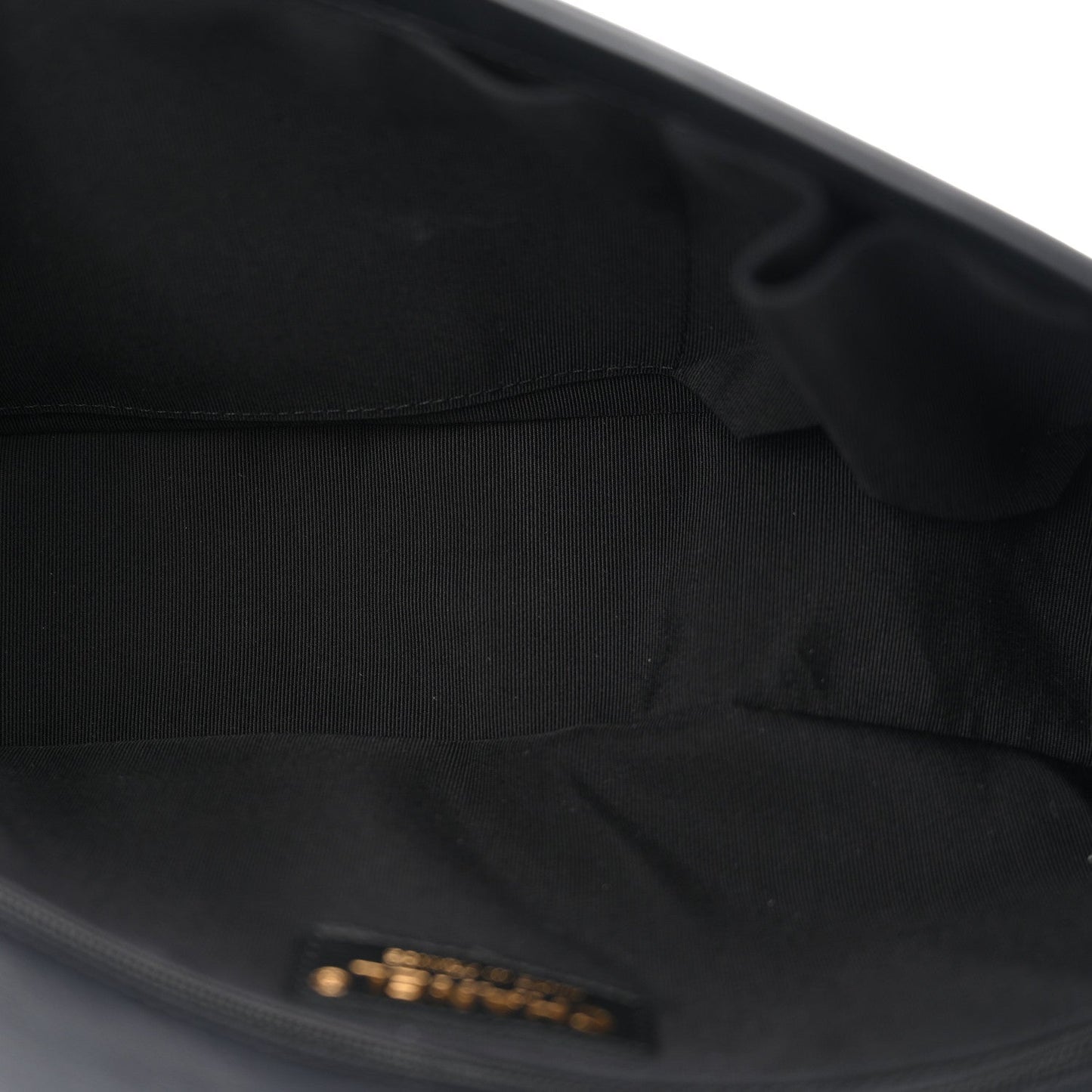 Lambskin Braided Woven Medium Boy Flap Navy Black