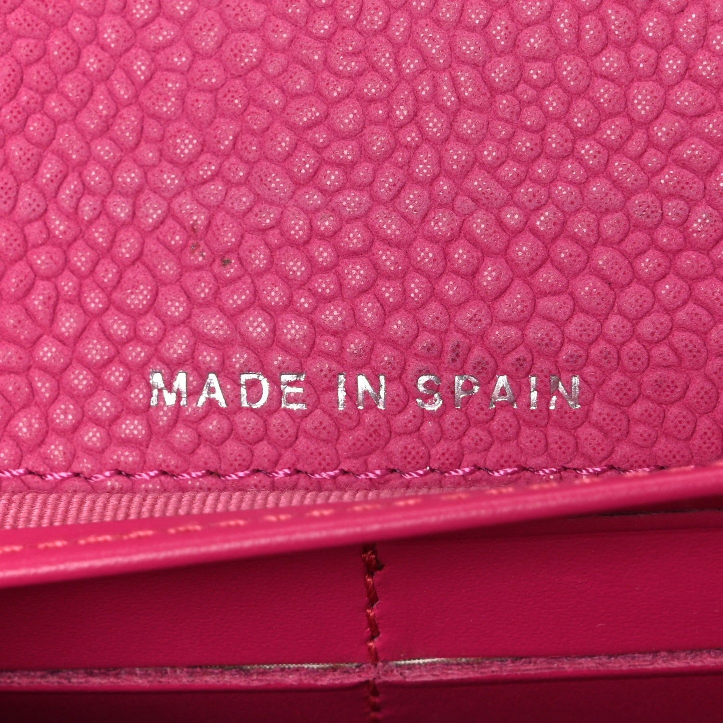 Caviar Quilted Large Gusset Flap Wallet Pink