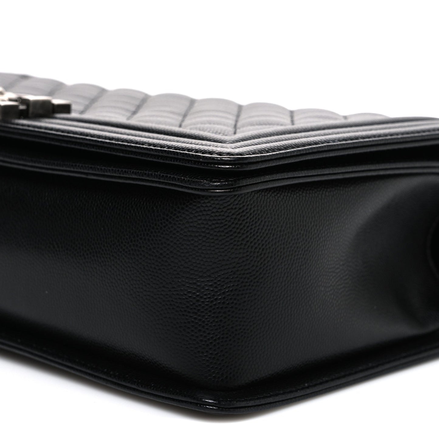 Caviar Quilted New Medium Boy Flap Black