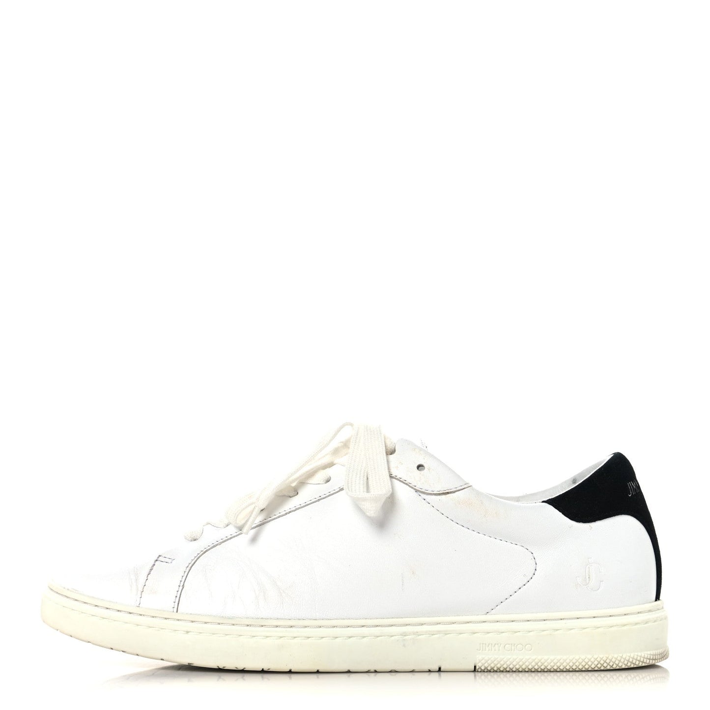 Calfskin Suede Mens Kai Sneakers 43 White Black