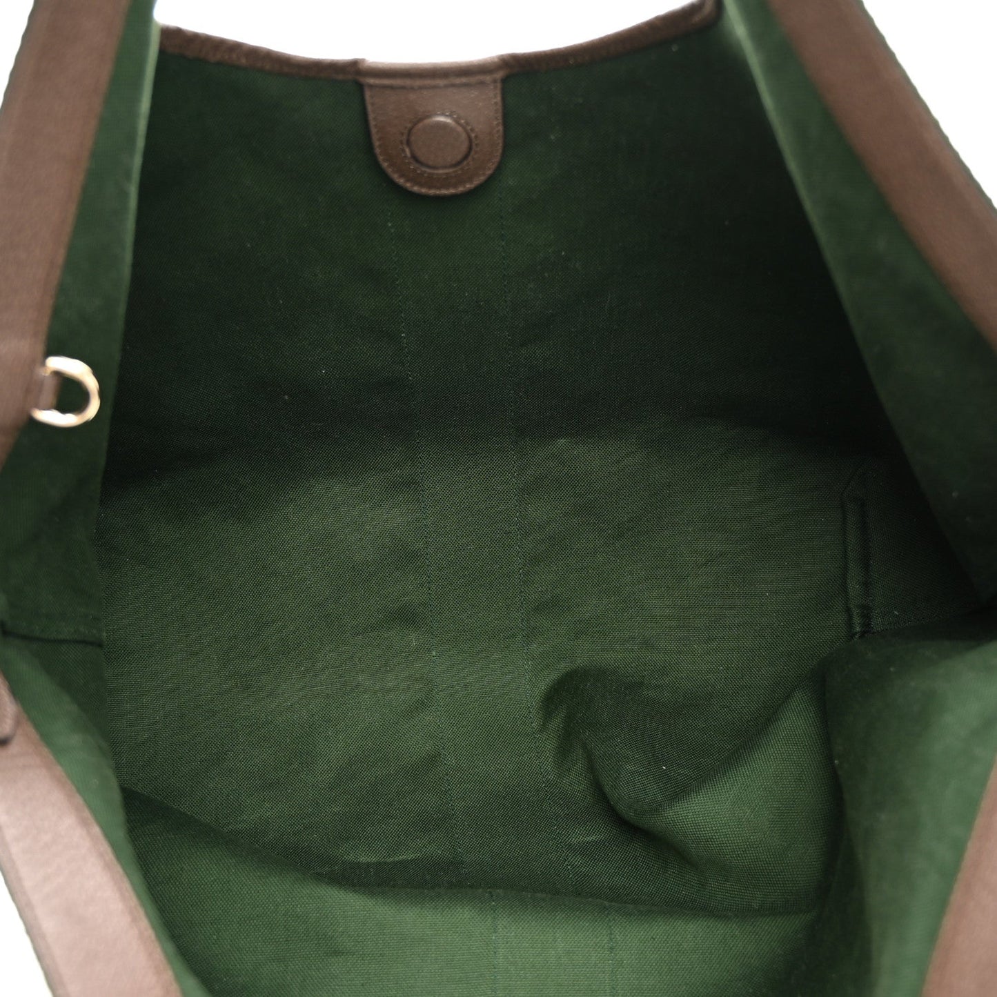 GG Monogram Web Large Giglio Tote Beige Brown