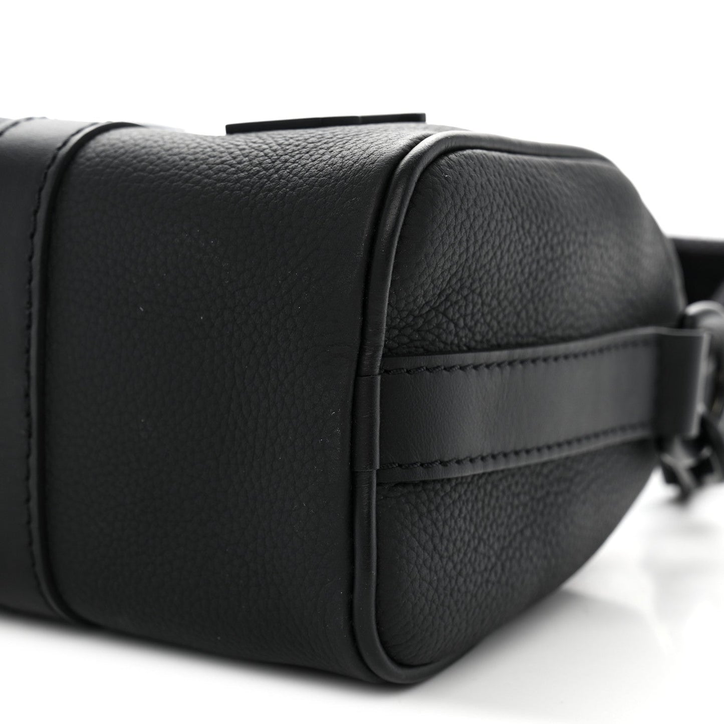 Grained Calfskin Aerogram Keepall XS Black