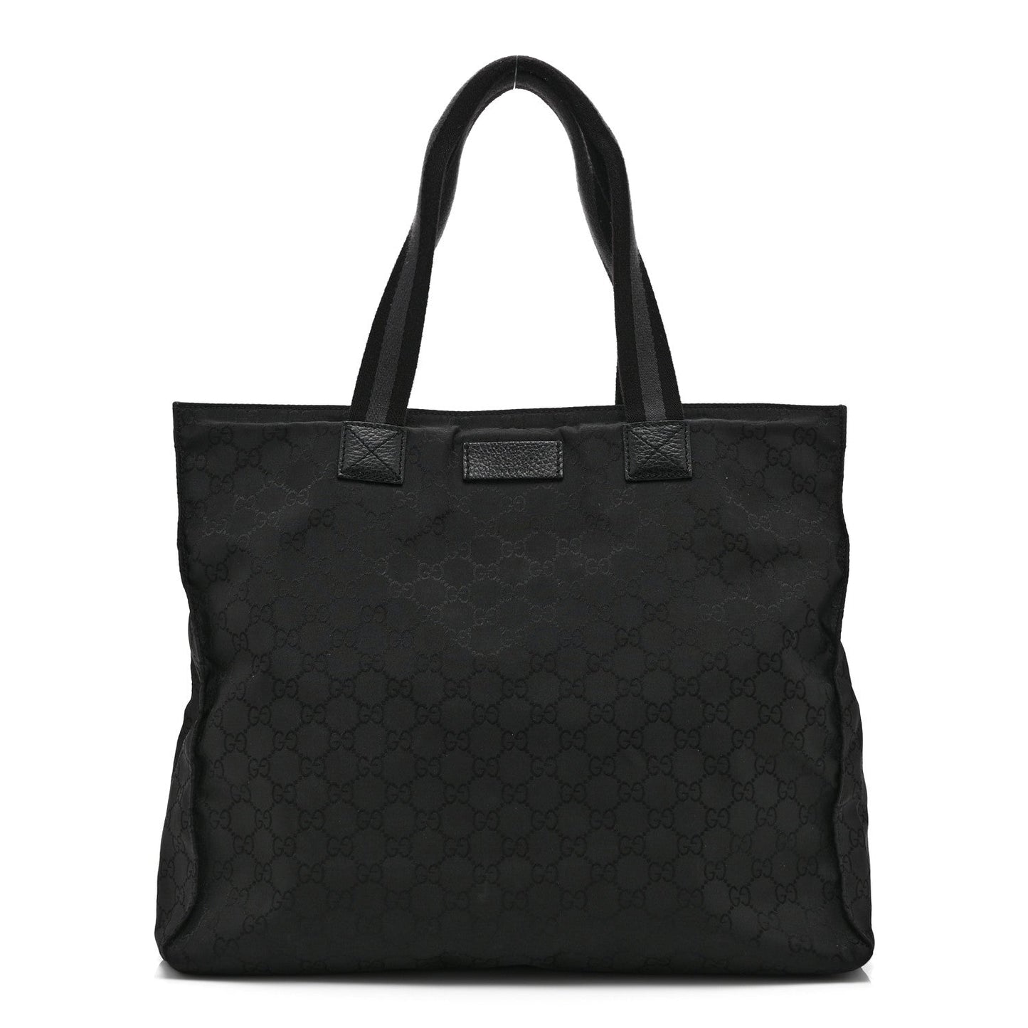 Nylon Monogram Tote Black