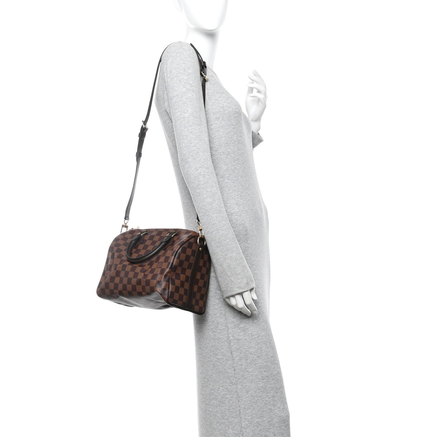 Damier Ebene Speedy Bandouliere 25