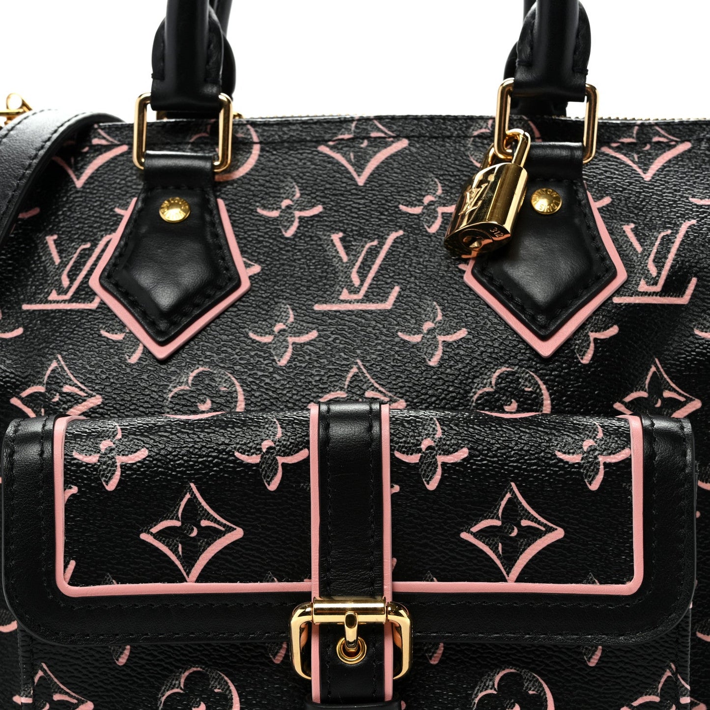 Monogram Fall for You Speedy Bandouliere 25 Black