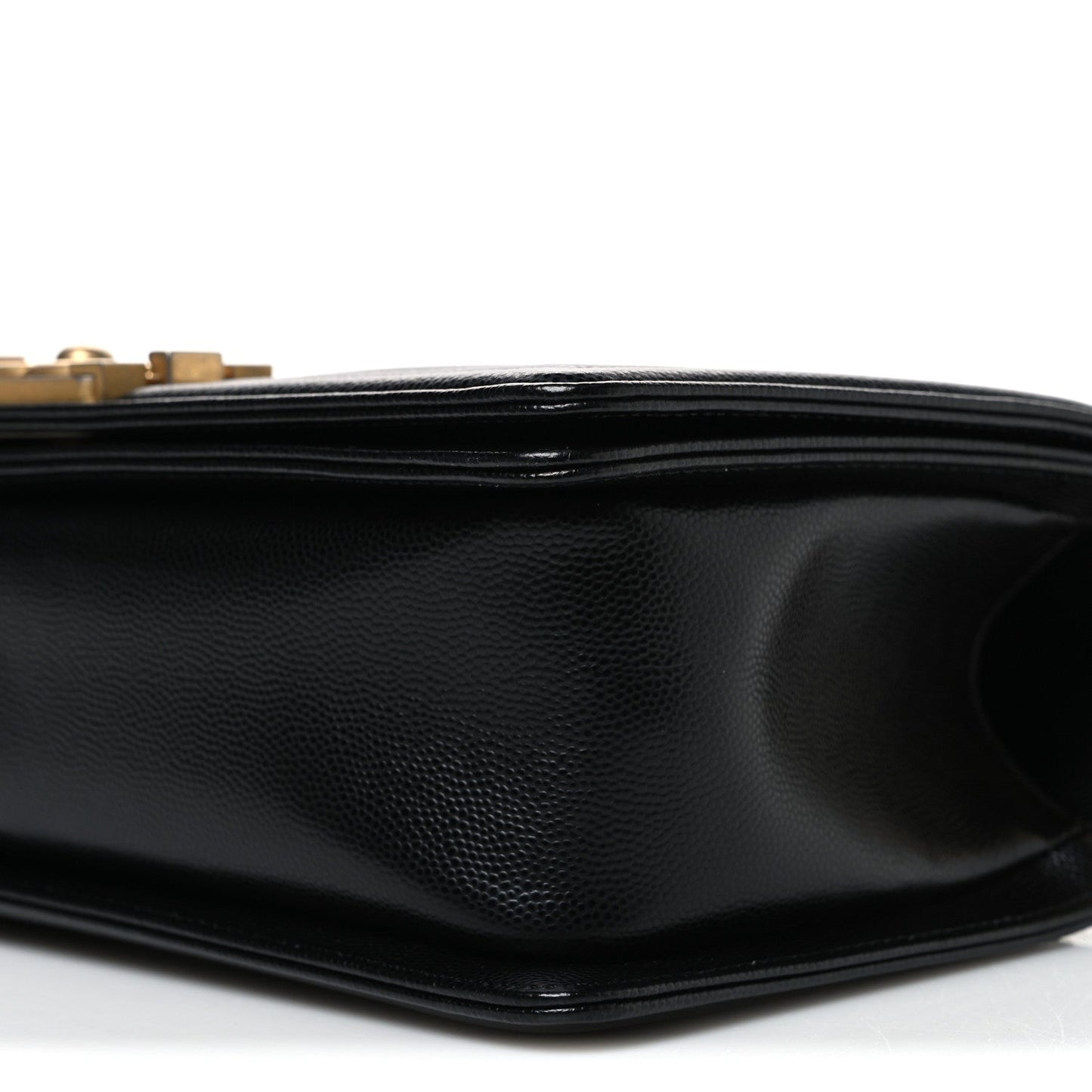 Caviar Quilted Medium Boy Flap Black