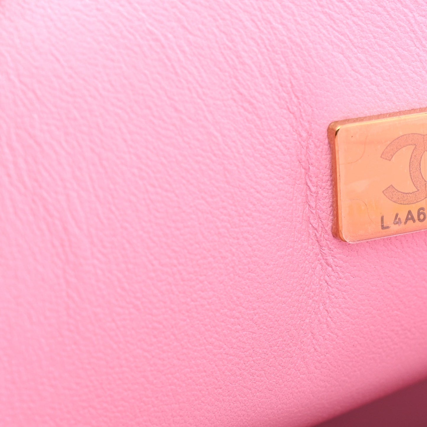 Caviar Quilted Medium Double Flap Light Pink
