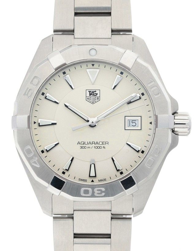 Tag Heuer Aquaracer White Dial Watch for Men - WAY1111.BA0928