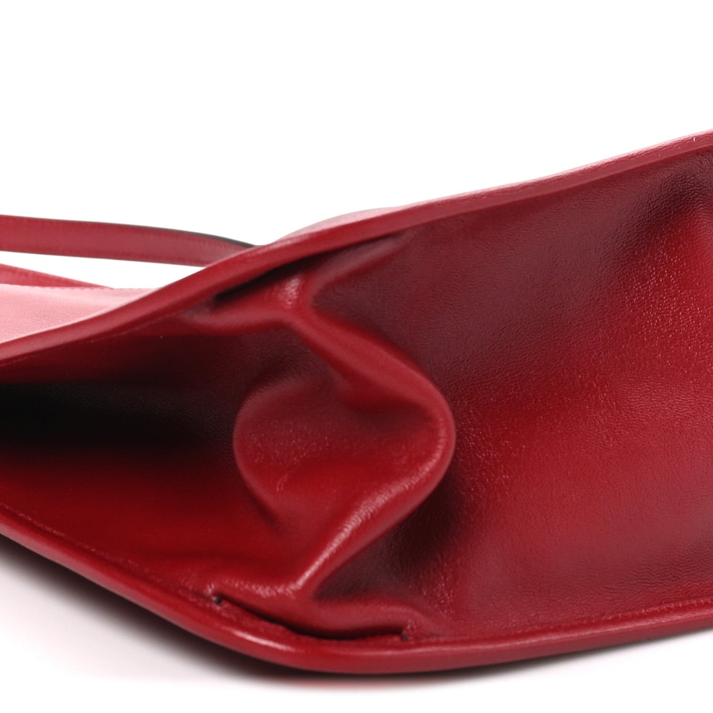 New Sakai Calfskin Lux Horsebit 1955 Tote Bag New Cherry Red