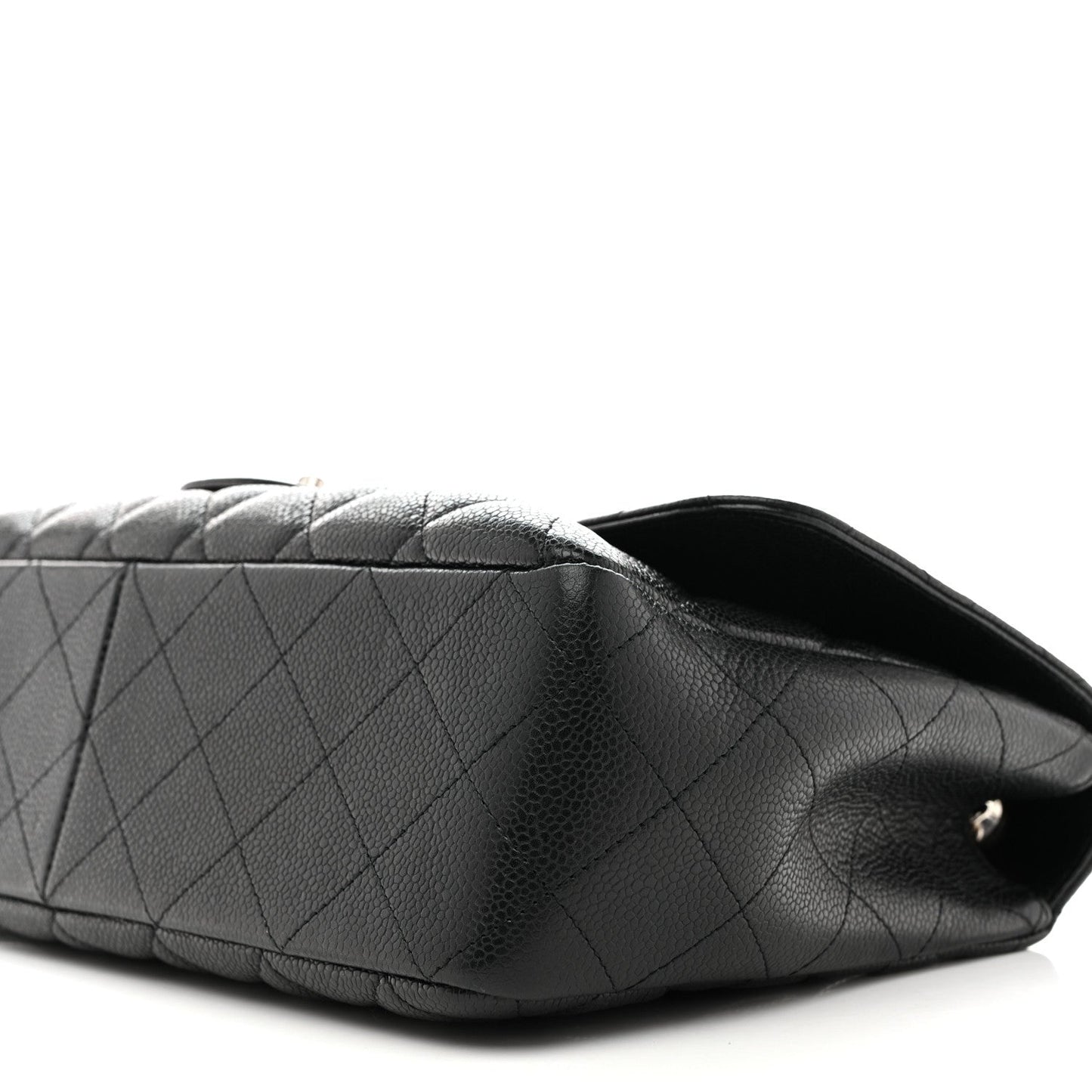 Caviar Quilted Jumbo Single Flap Black