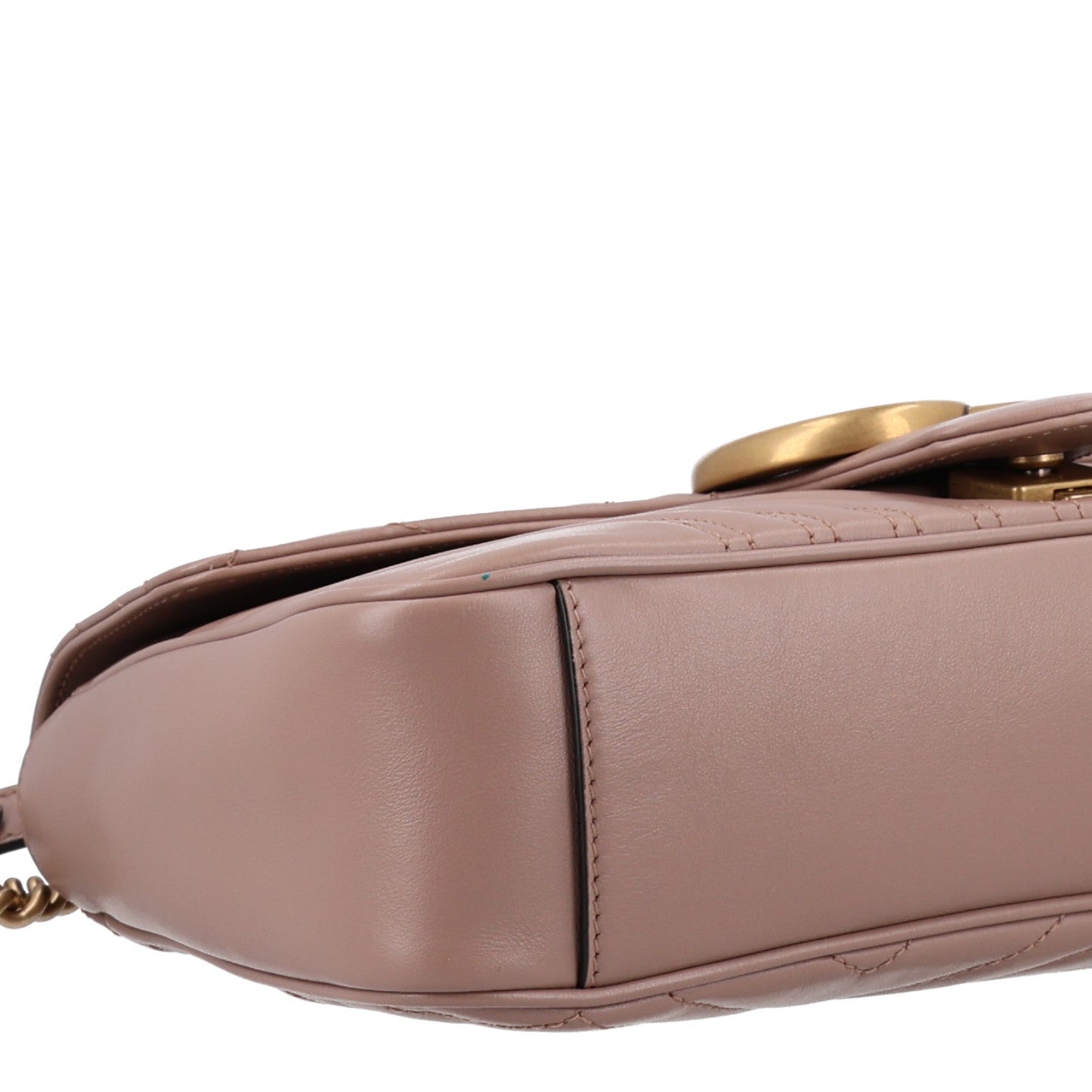 Calfskin Matelasse Medium GG Marmont Shoulder Bag Porcelain Rose