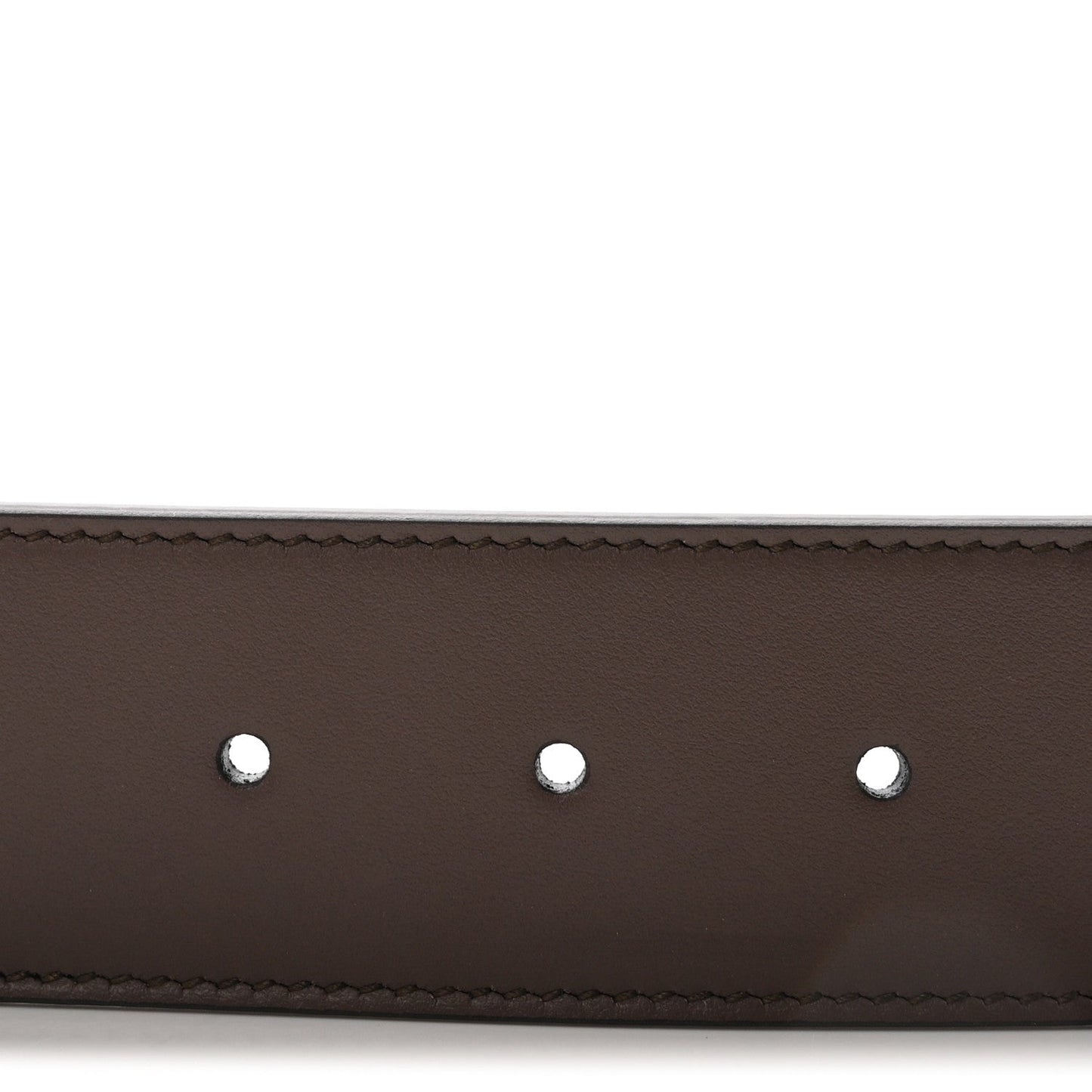 GG Supreme Monogram Matte Plutone Calfskin Double G 40mm Belt 75 30 Beige Ebony New Acero