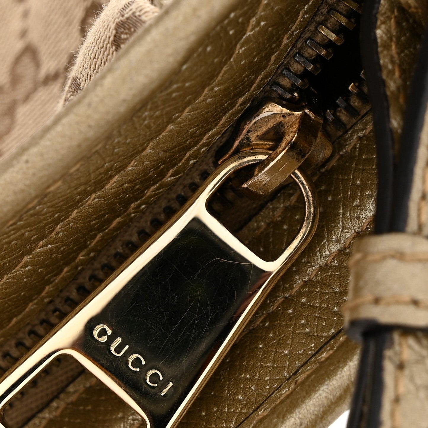 Monogram Mini Bree Tote Golden Beige