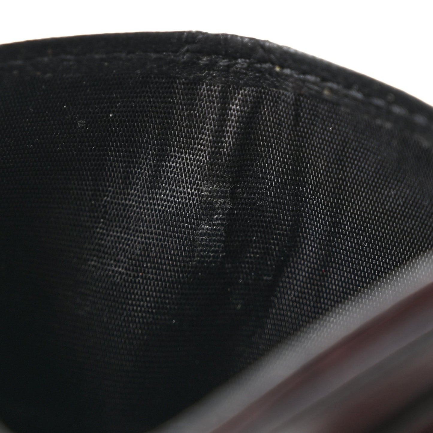 Lambskin Quilted Card Holder Black