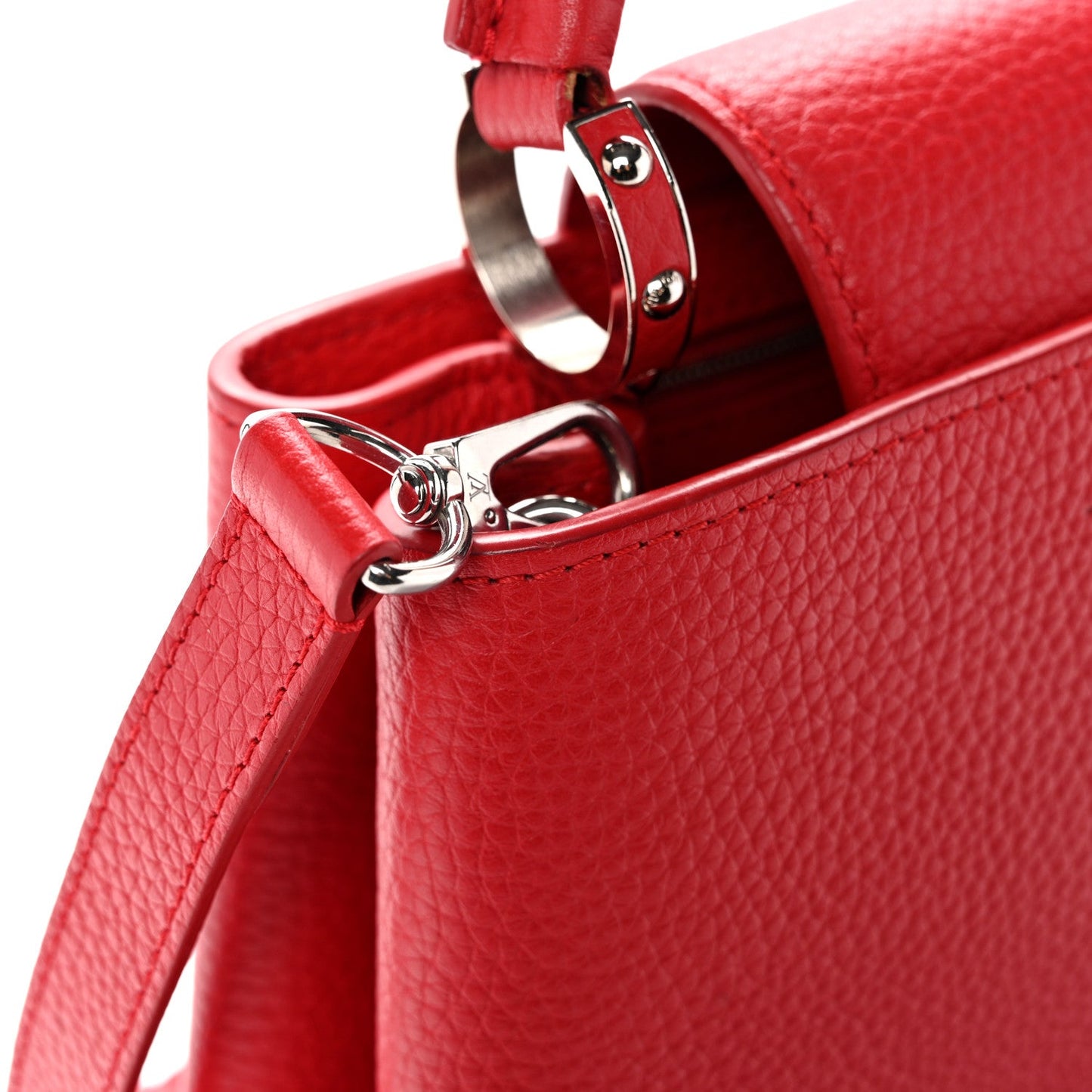 Taurillon Capucines PM Rubis