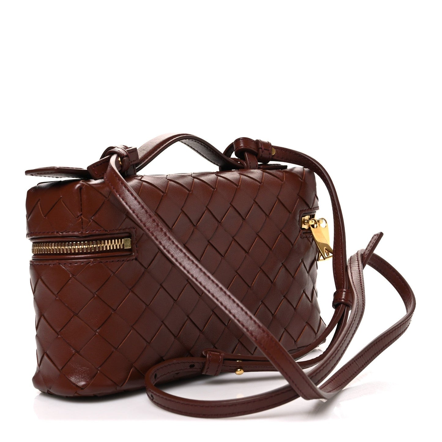 Nappa Intrecciato Bang Bang Vanity Case Sapele