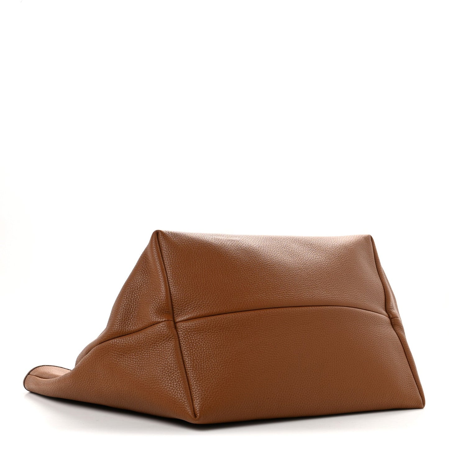 Grained Calfskin Monogram Large Totissima Reversible Tote Brown