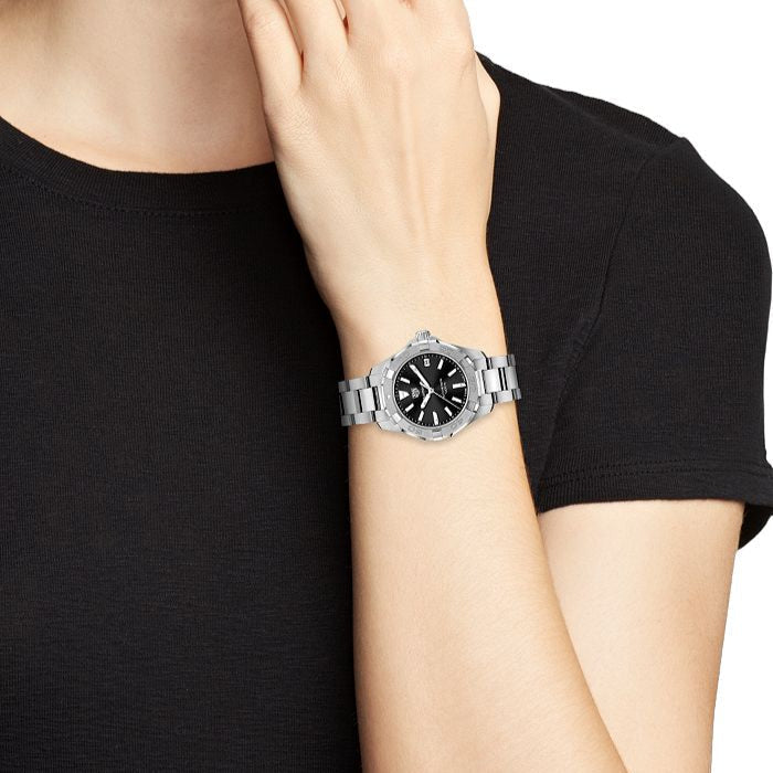 Tag Heuer Aquaracer Black Dial Watch for Women - WBD1310.BA0740